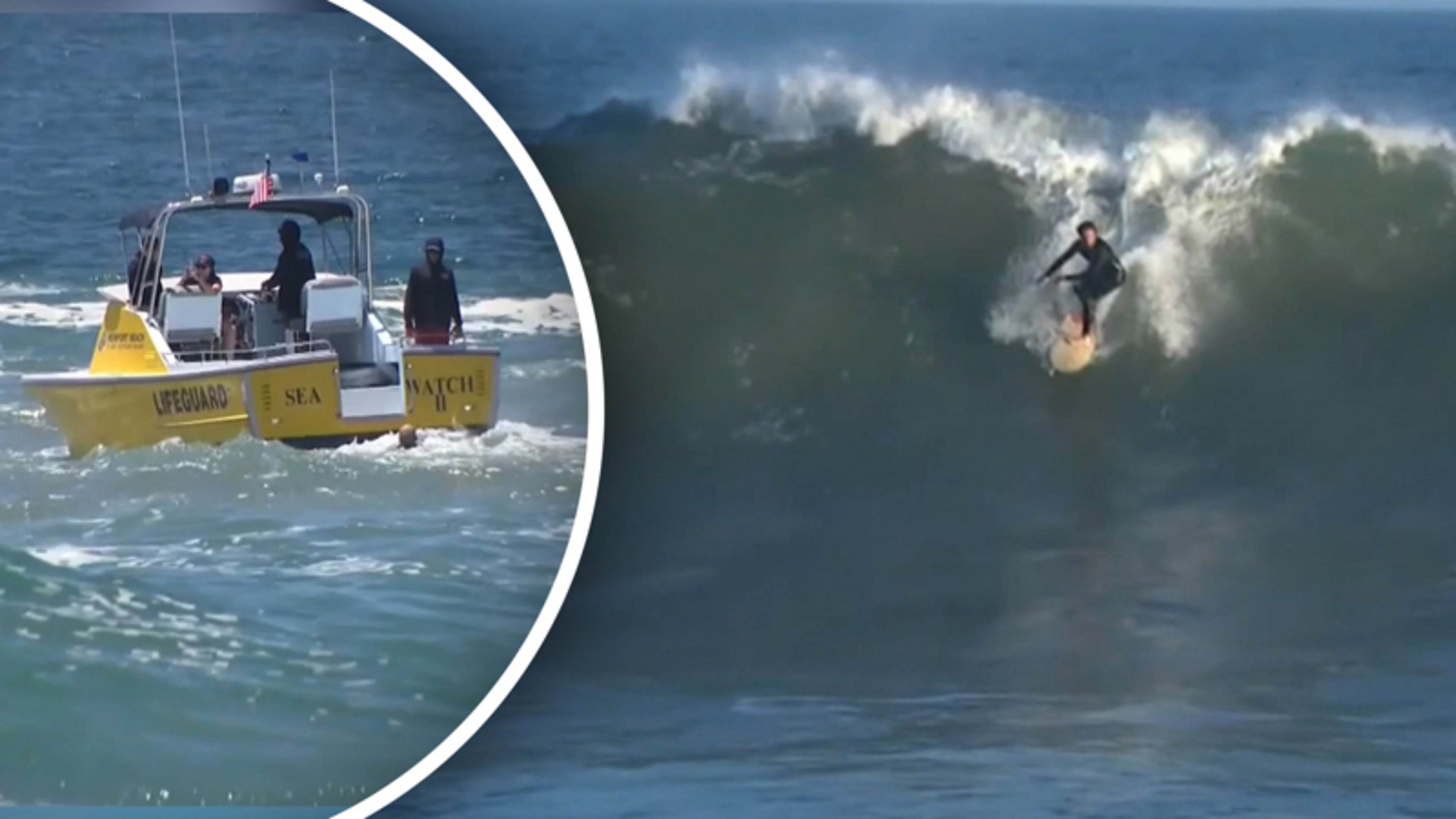 Bijzondere beelden: surfers trotseren golven van b