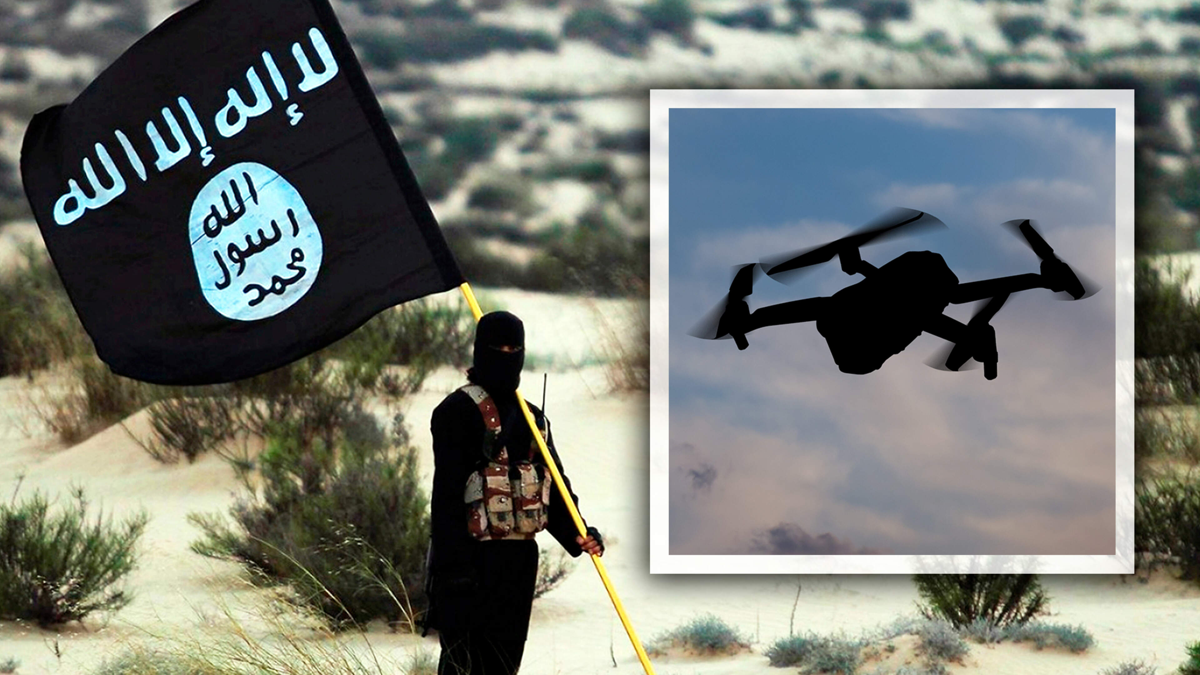 Image for the article: Drones als ’mogelijk terreurwapen’ jihadisten: NCTV slaat alarm over online handleidingen van Al-Qaeda en IS