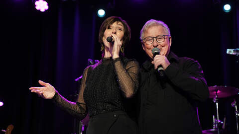 Carola Smit en Jan Keizer traden zondag voor het eerst in achttien jaar op. 