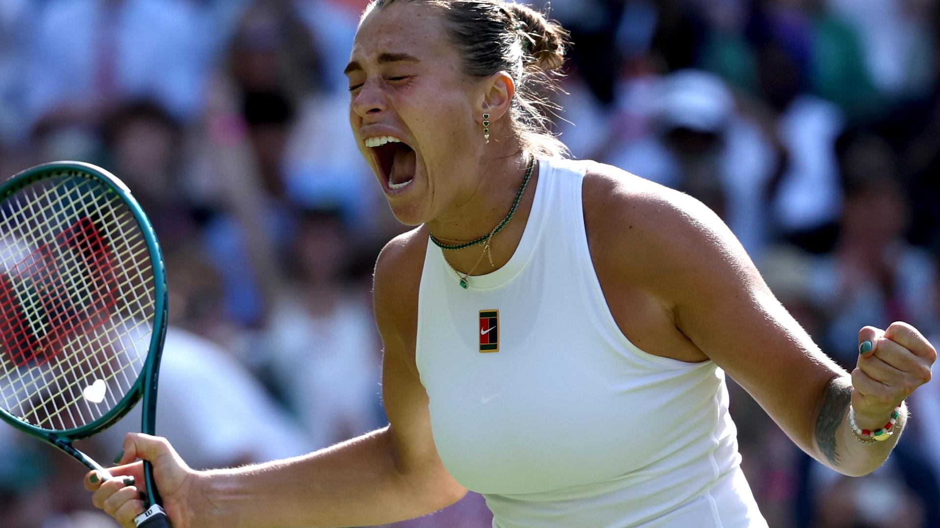 Aryna Sabalenka.