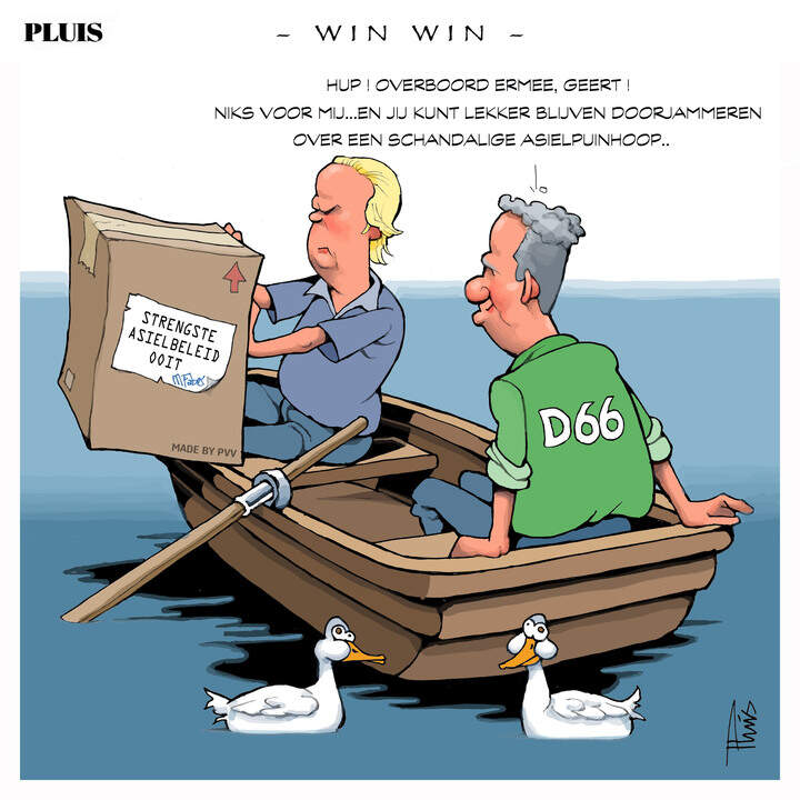 Bekijk hier alle cartoons van tekenaar Pluis | De Telegraaf