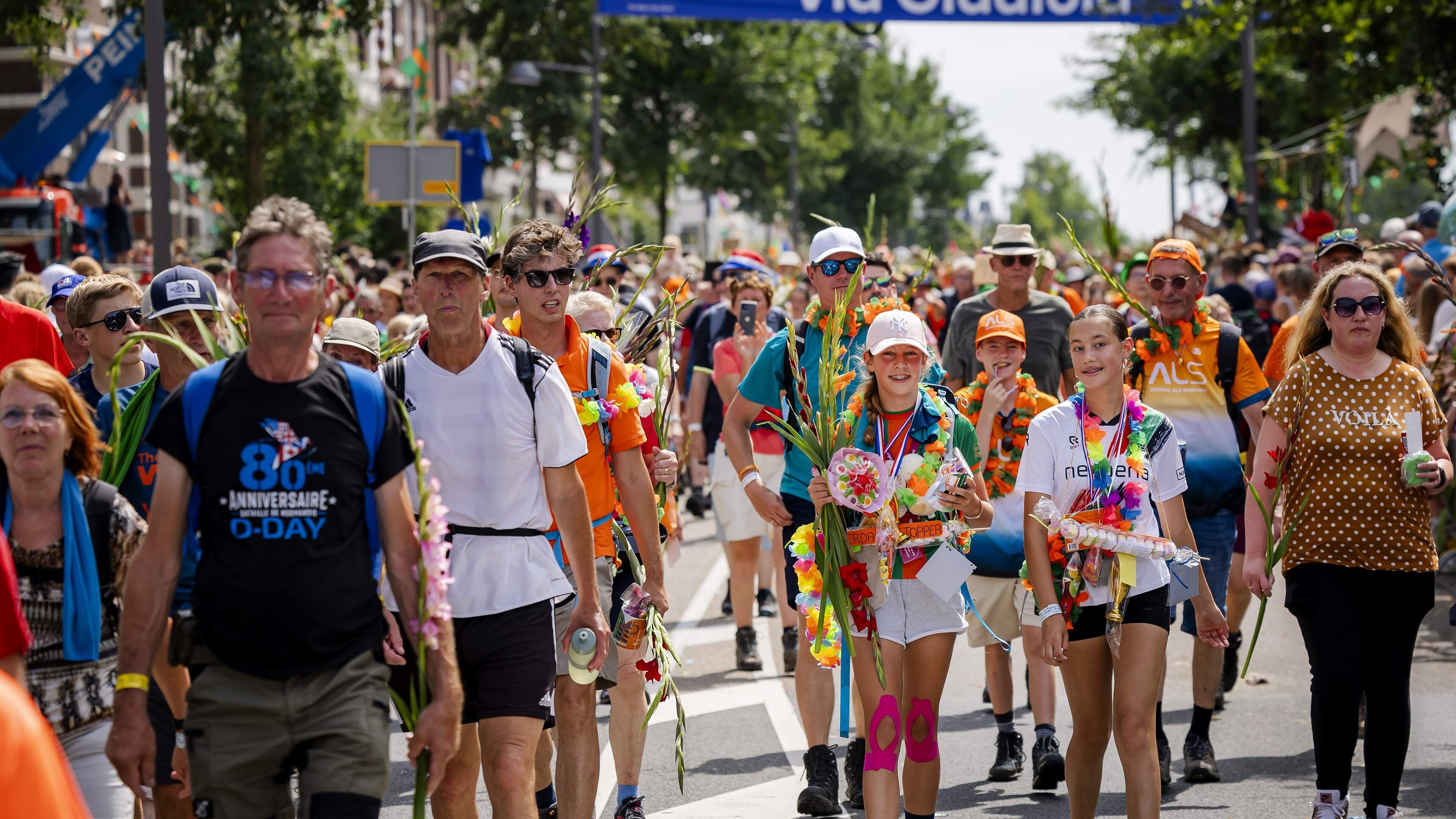 Prima wandeltemperaturen tijdens Nijmeegse Vierdaagse, maar op deze dag valt mogelijk een bui