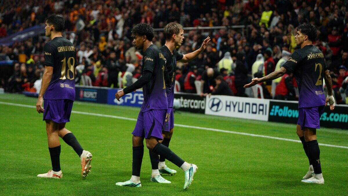 Champions League Tuesday: Barcelona Secures 4-1 Win Over Galatasaray, Club Brugge Upsets Internazionale 4-2