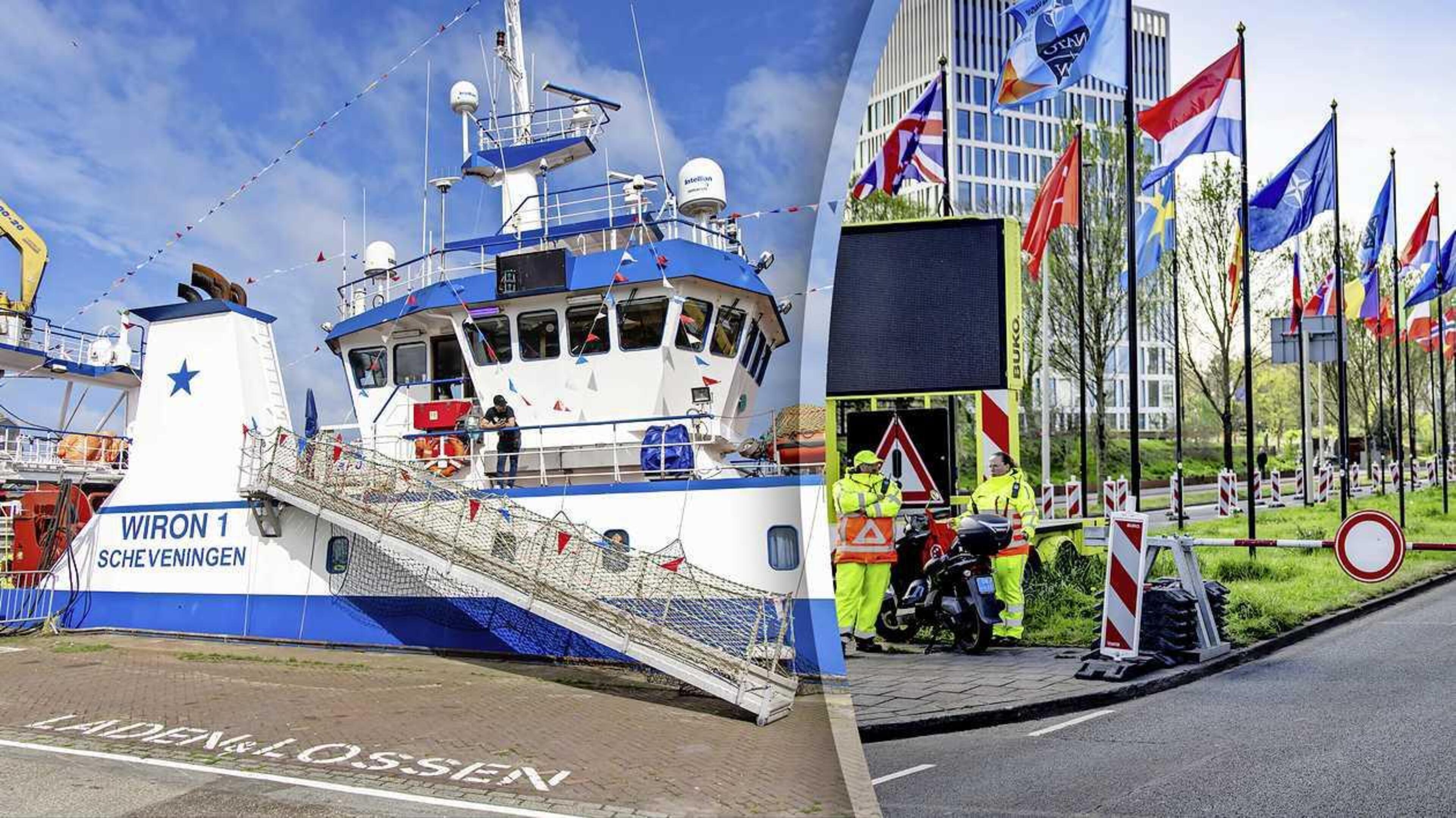 Scheveningse vissers bang dat ze door NAVO-top niet kunnen uitvaren bij start haringseizoen: ’Aanvoe