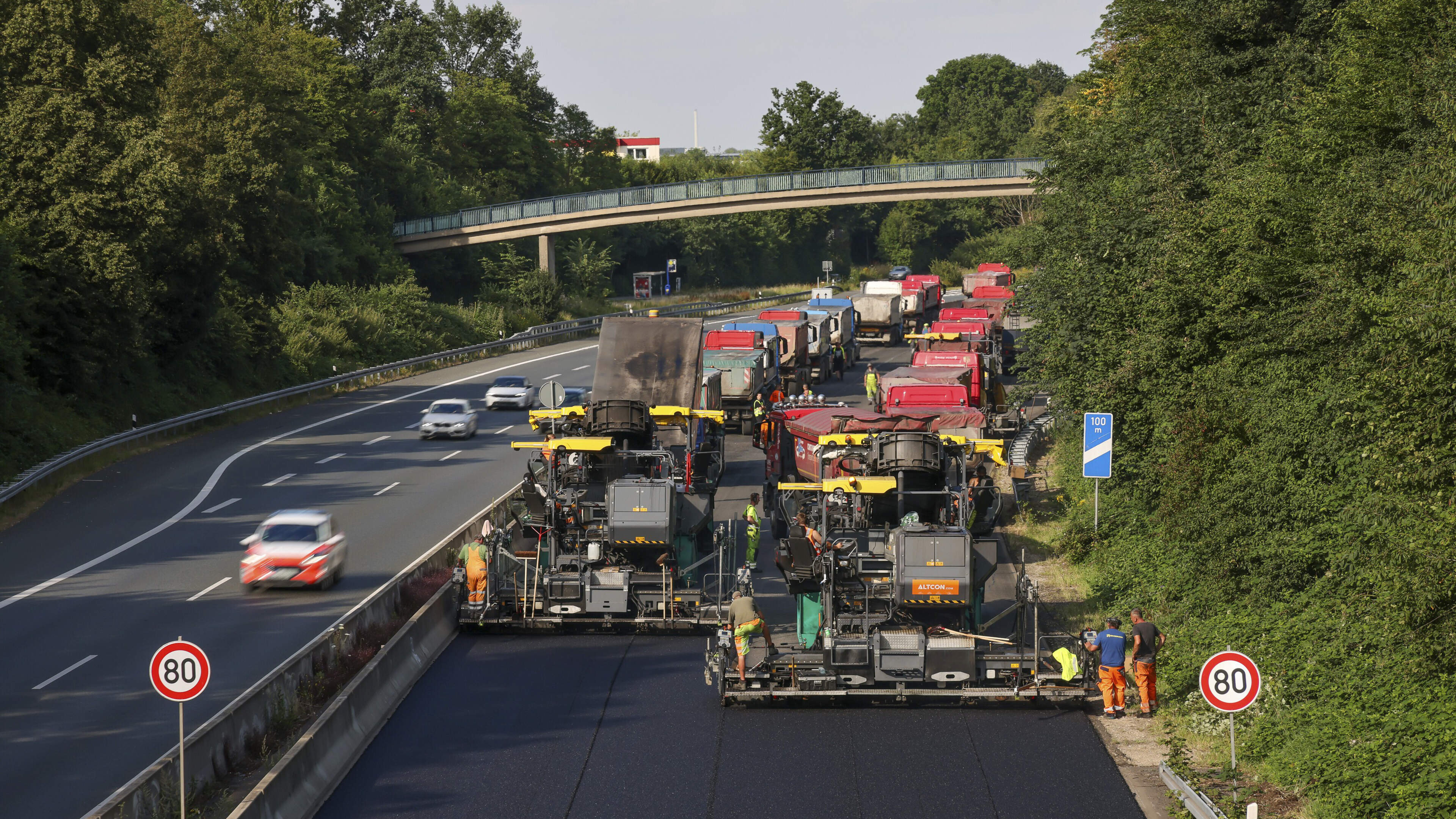 Nederland maakt zich op voor vakantie-uittocht, maar let op: hier wordt in Duitsland aan de weg gewerkt en loopt het vast richting zuiden