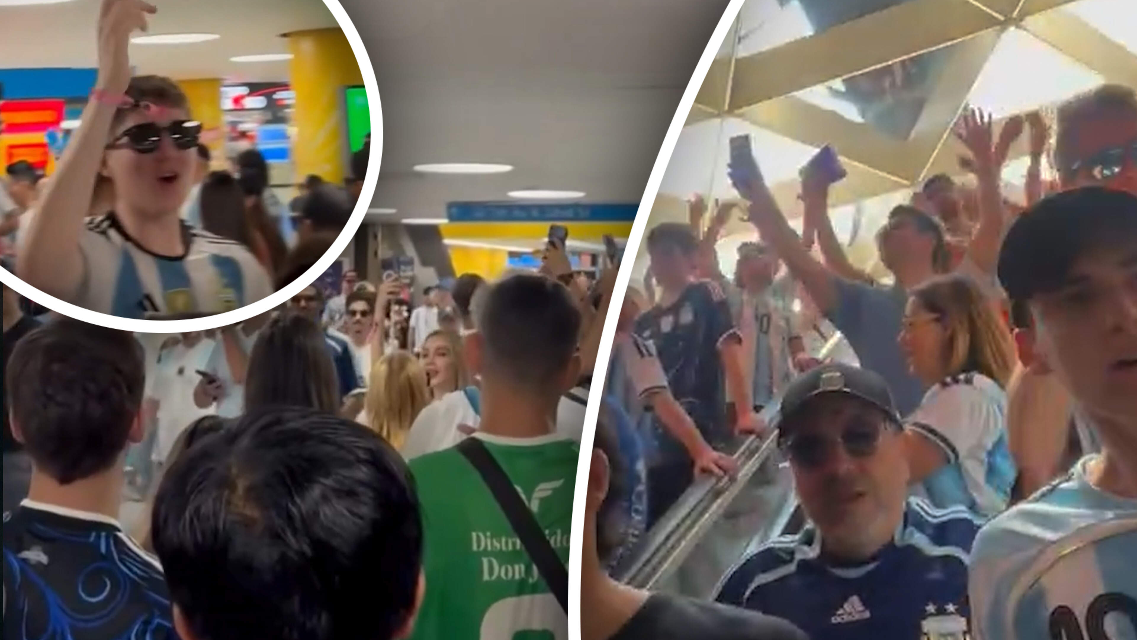 Argentijnse fans gaan los in New York in aanloop naar WK-finale
