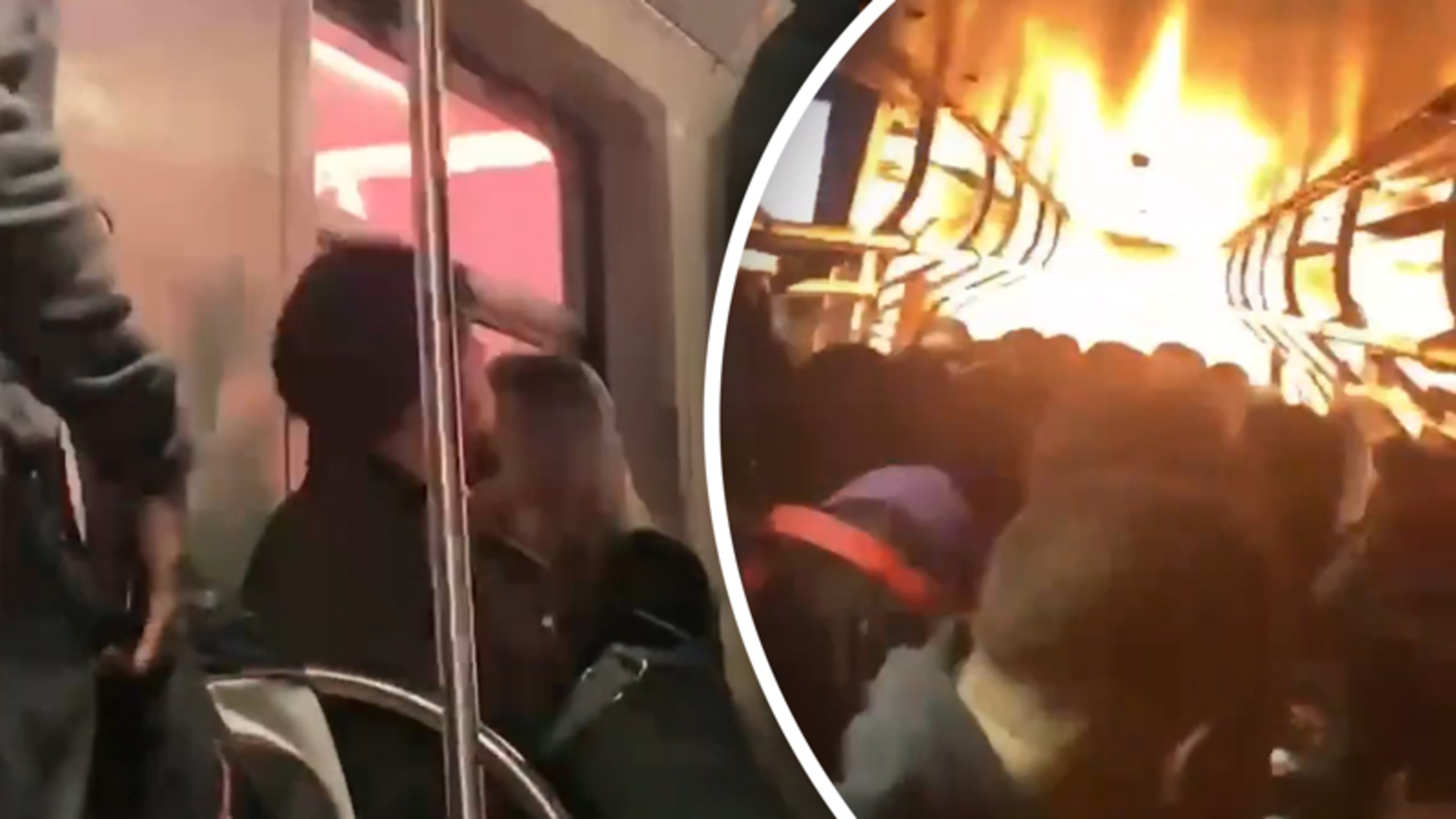 Angstaanjagend: explosie in metro tijdens ochtendspits