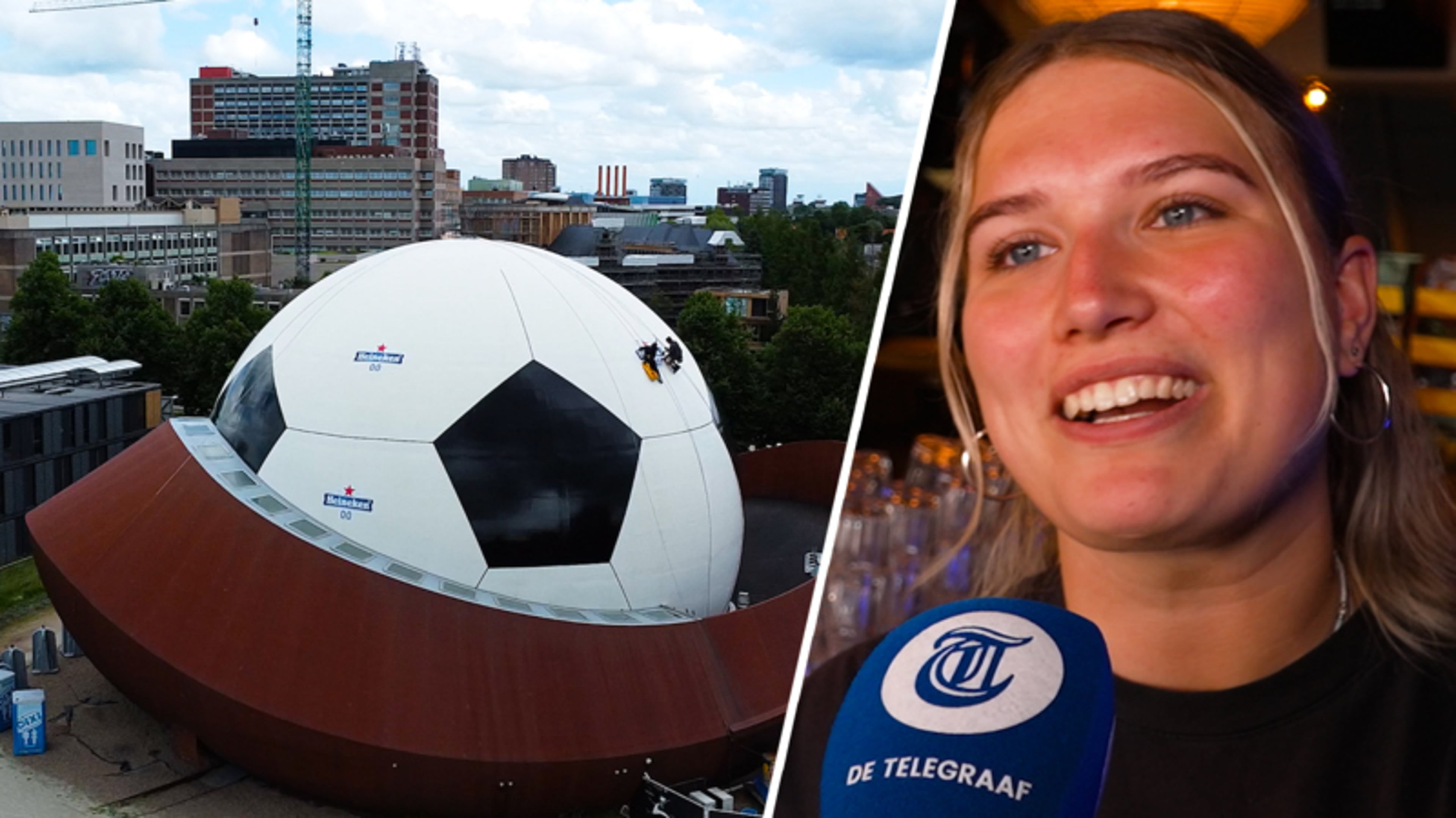Uniek! WK kijken in mega-voetbal: ‘grootste van Europa’
