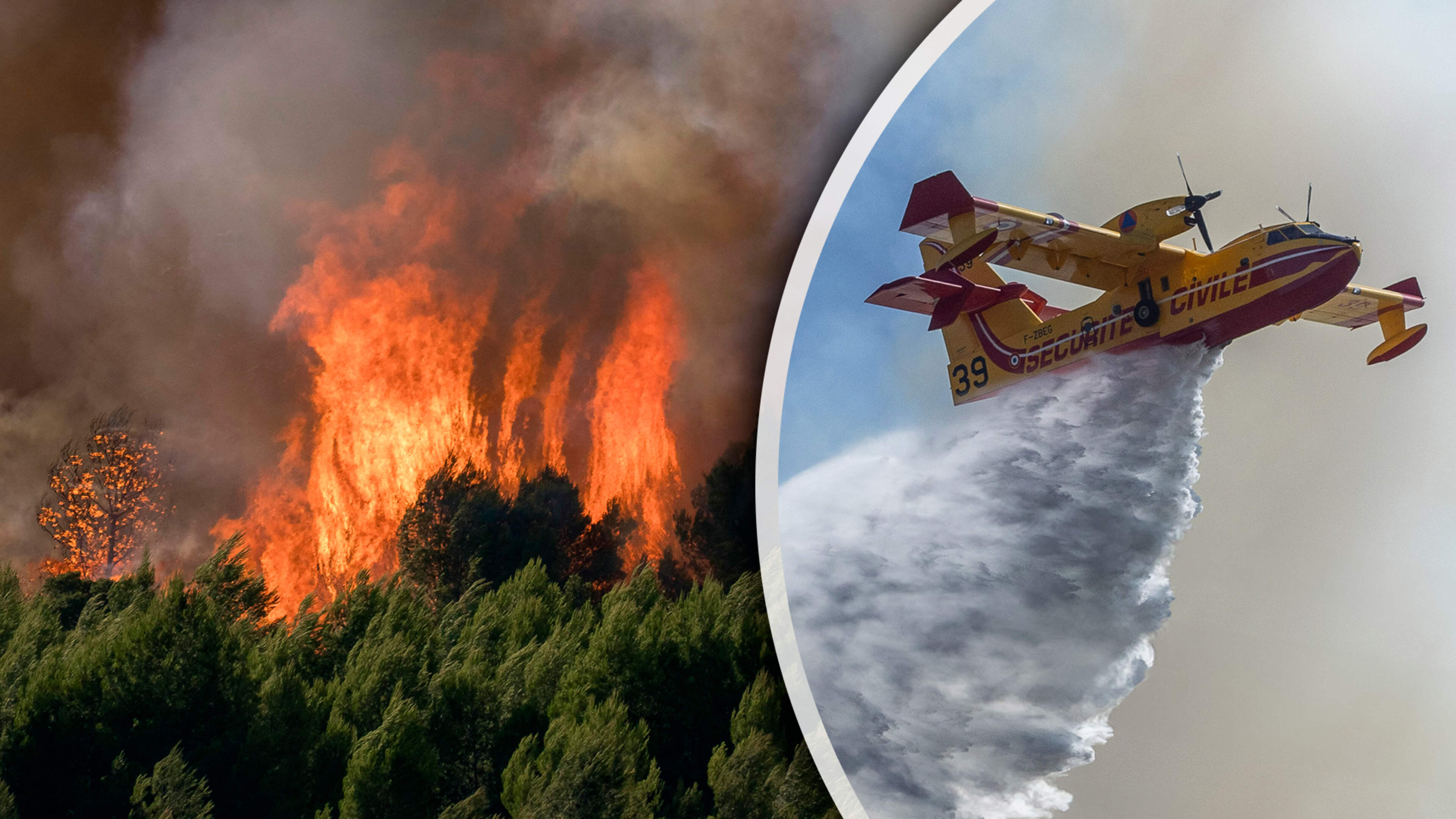 Another hit in Southern France: over three thousand people evacuated due to major wildfire