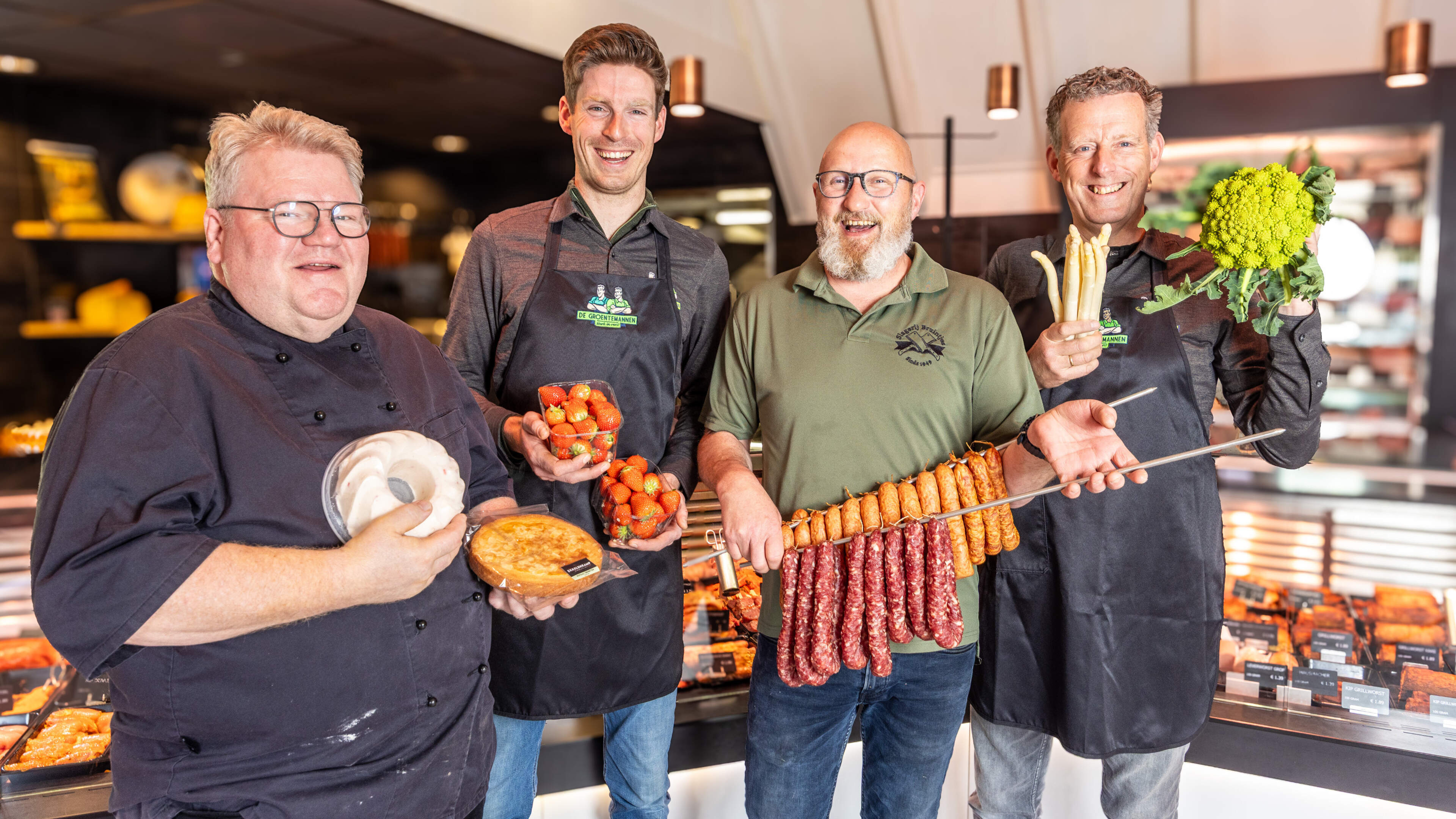 Lokale bakker, slager en groenteman binden strijd aan met grote supermarkten: ’Het herstelt iets wat in veel dorpen verloren is gegaan’