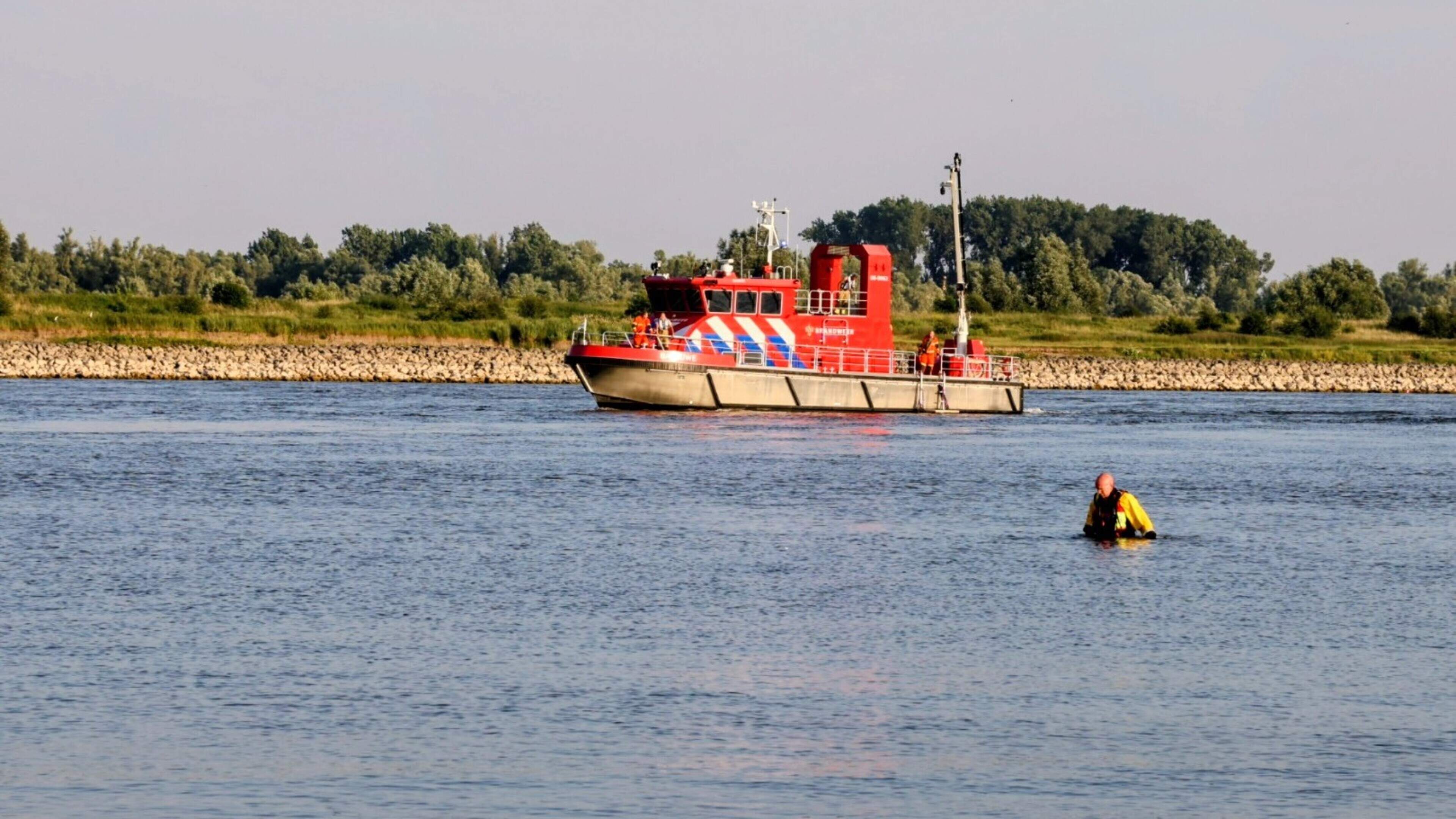 Opnieuw drama in de Waal: man verdronken bij Tiel