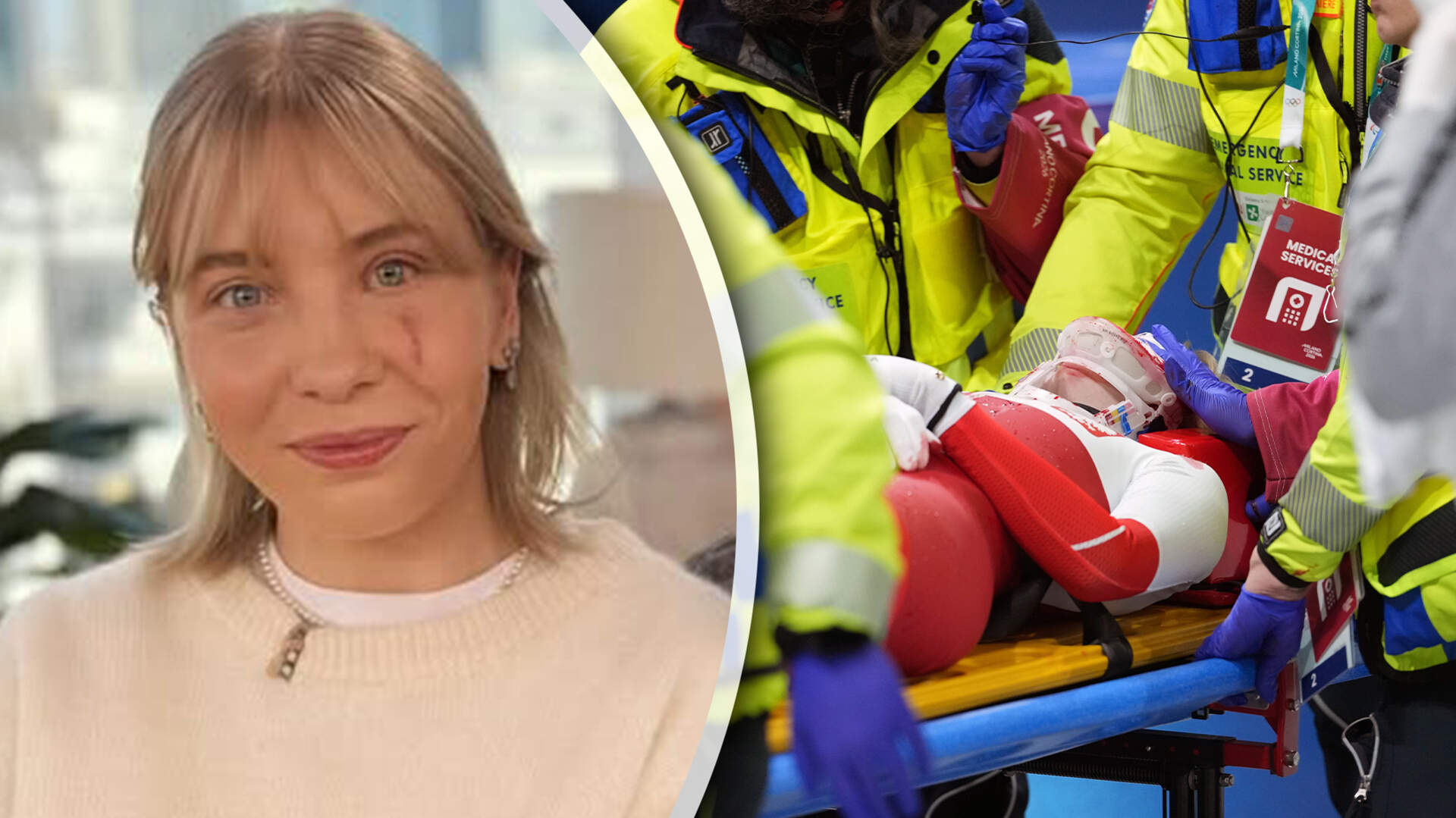 Shorttrackster Kamila Sellier die schaats in gezicht kreeg op Olympische  Spelen laat voor het eerst litteken zien | De Telegraaf