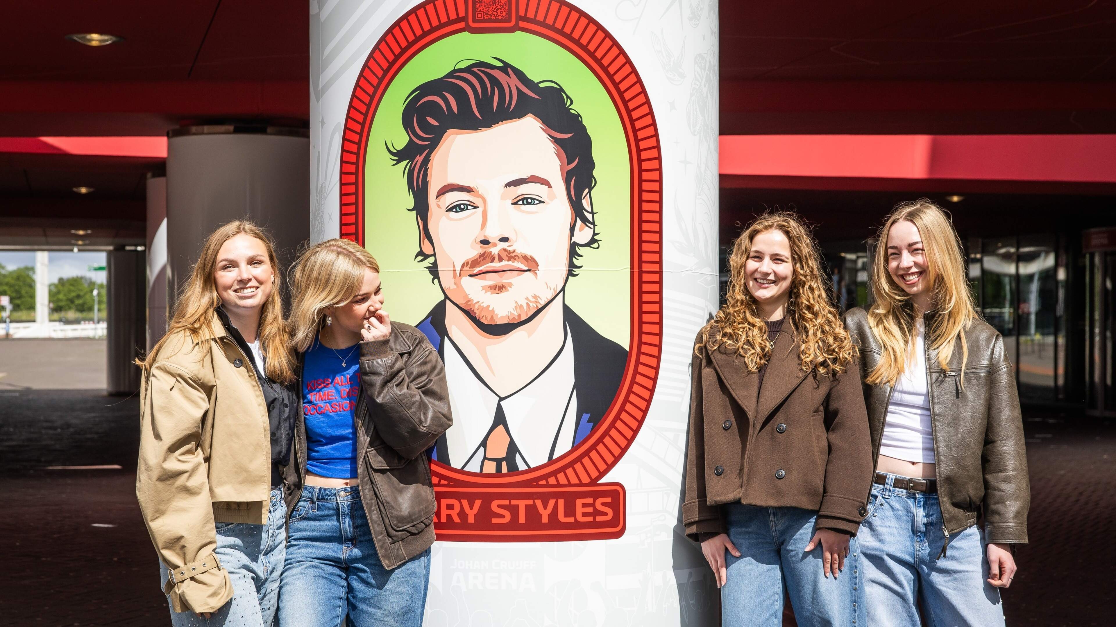 Kunstwerk Harry Styles onthuld bij Johan Cruijff ArenA
