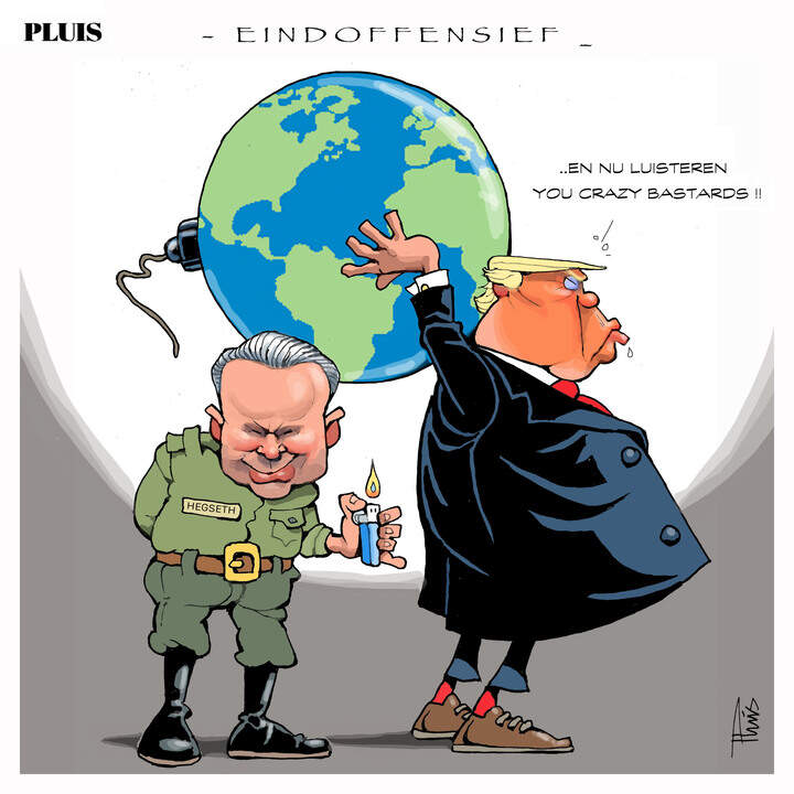 Bekijk hier alle cartoons van tekenaar Pluis | De Telegraaf