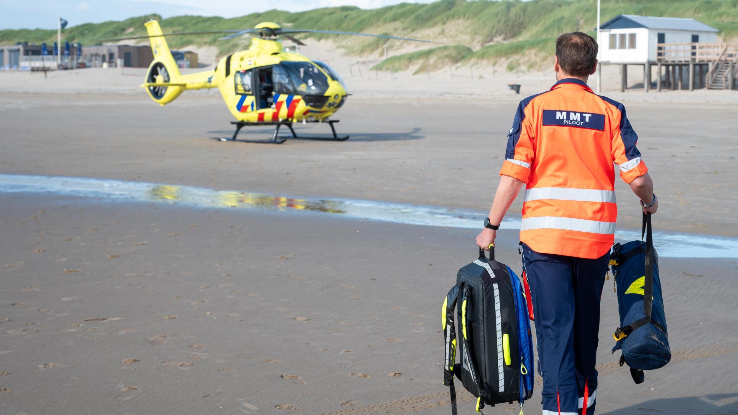 Duitse zwemmer overleden op strand Bergen aan Zee