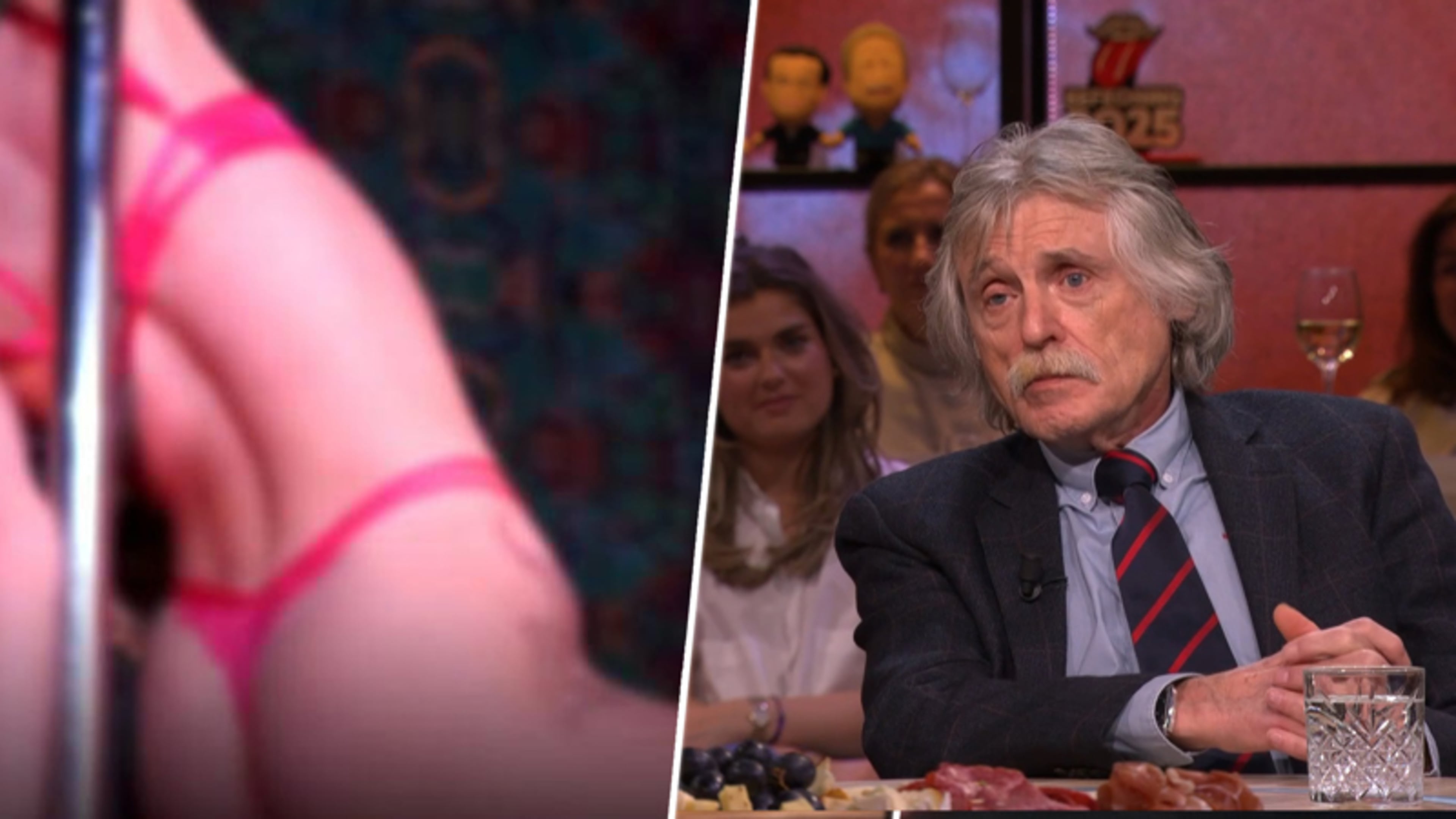 Johan Derksen over parenclub: ‘Hij nam gewoon een prostitutee mee’