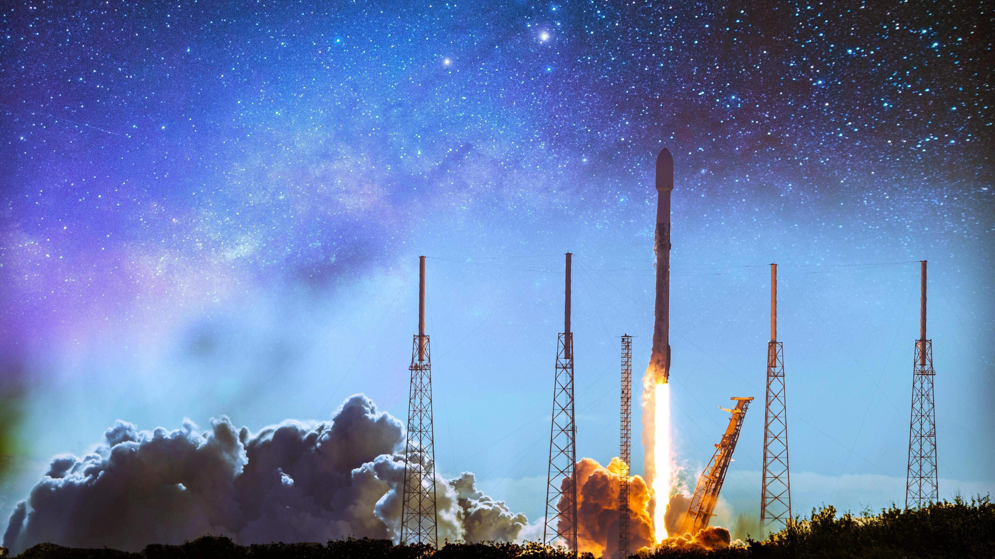 Image for the article: Nederland mengt zich met tientallen satellieten in strijd om de ruimte: ’We kunnen niet om SpaceX heen’