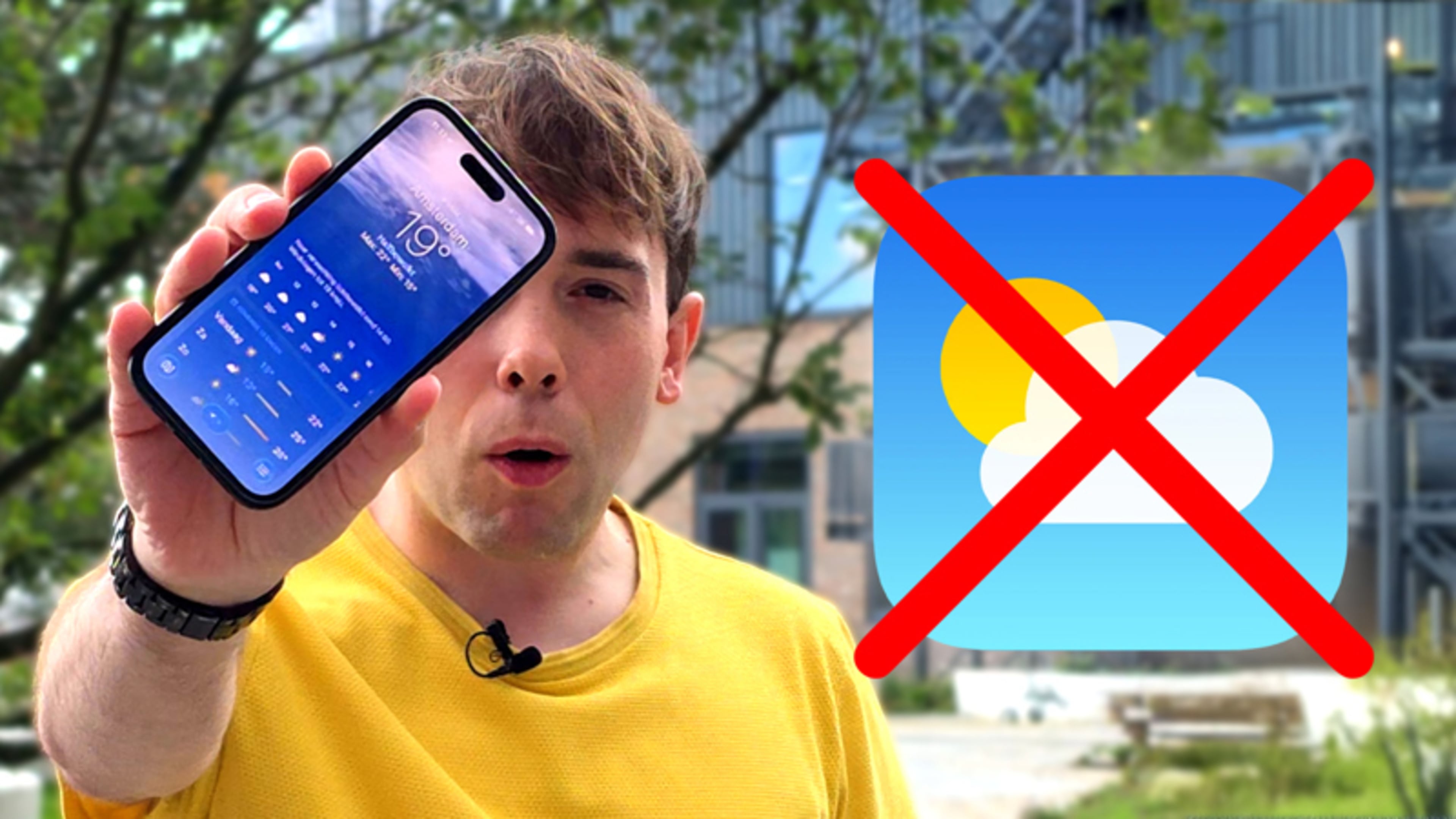 Eerst regen voorspeld, dan toch zon: waarom de iPhone-weervoorspelling vaak niet klopt