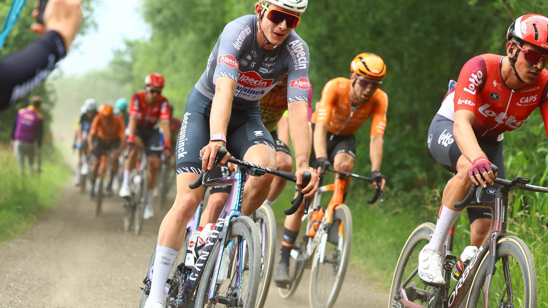 Tibor Del Grosso in actie tijdens de Antwerp Port Epic.