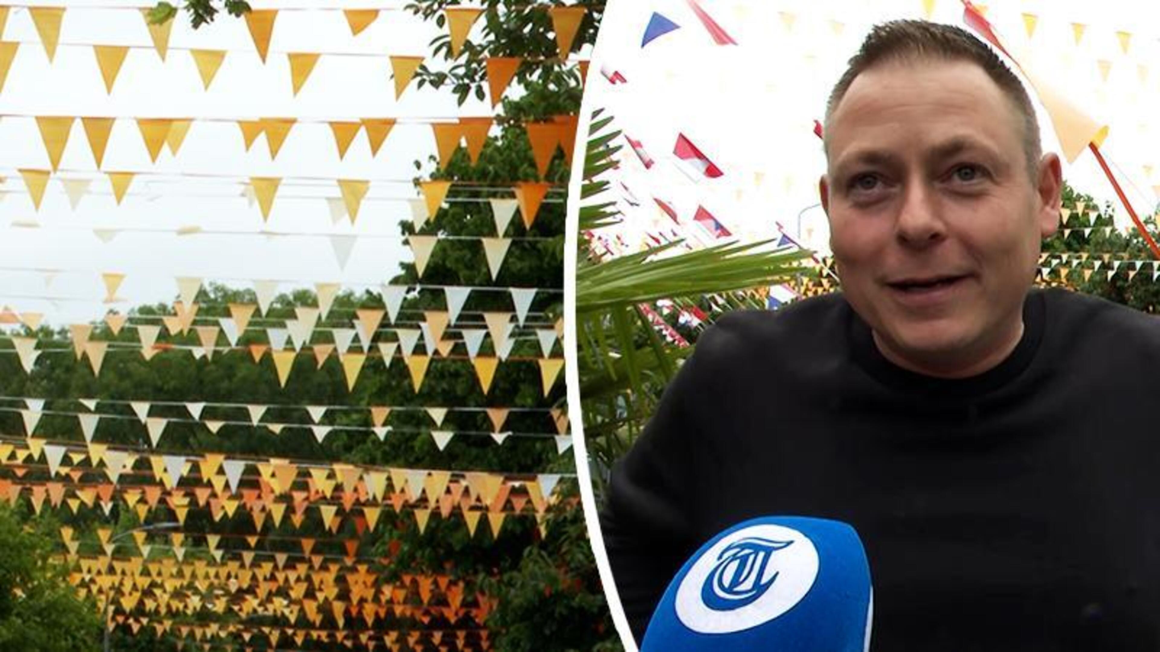 Deze Oranjefans zijn klaar voor WK: 'Vijf kilometer aan vlag