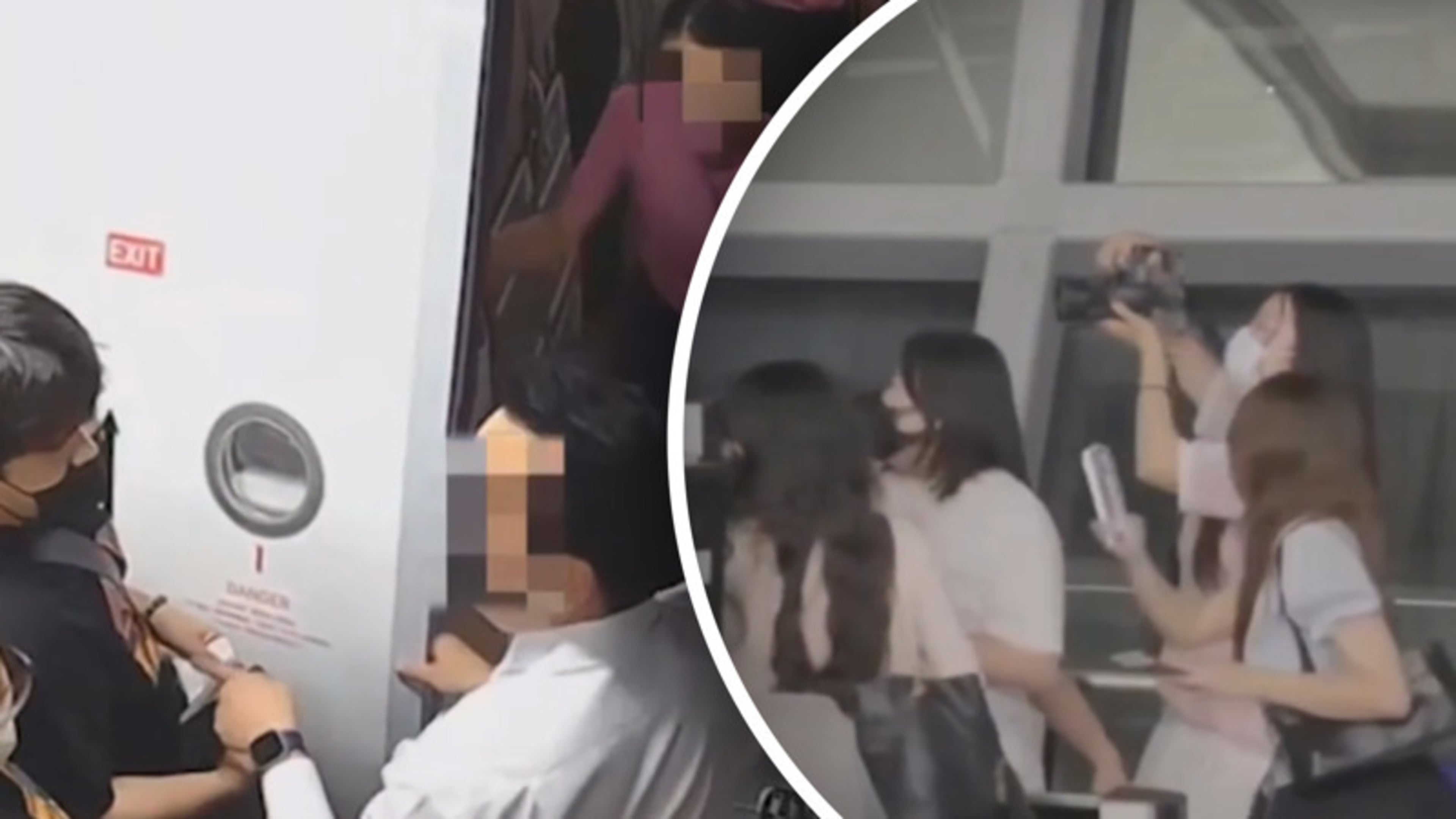 Chaos op luchthaven: 22 fans uit vliegtuig gezet na jacht op Chinese tv-sterren