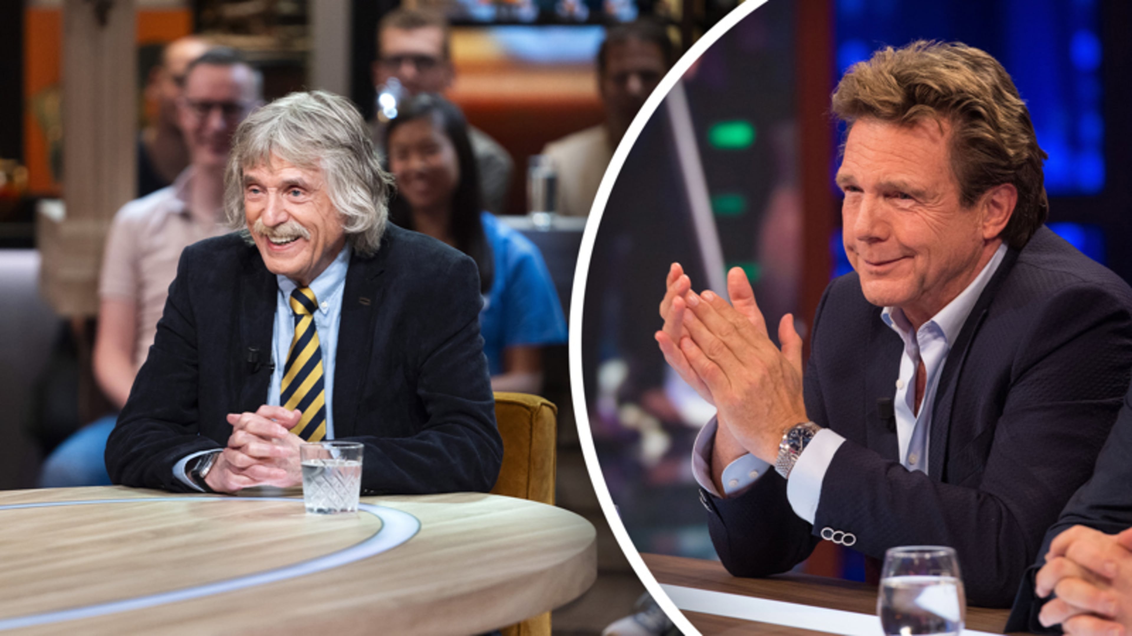 ‘Johan Derksen sprak afgelopen weken meermaals met John de Mol’
