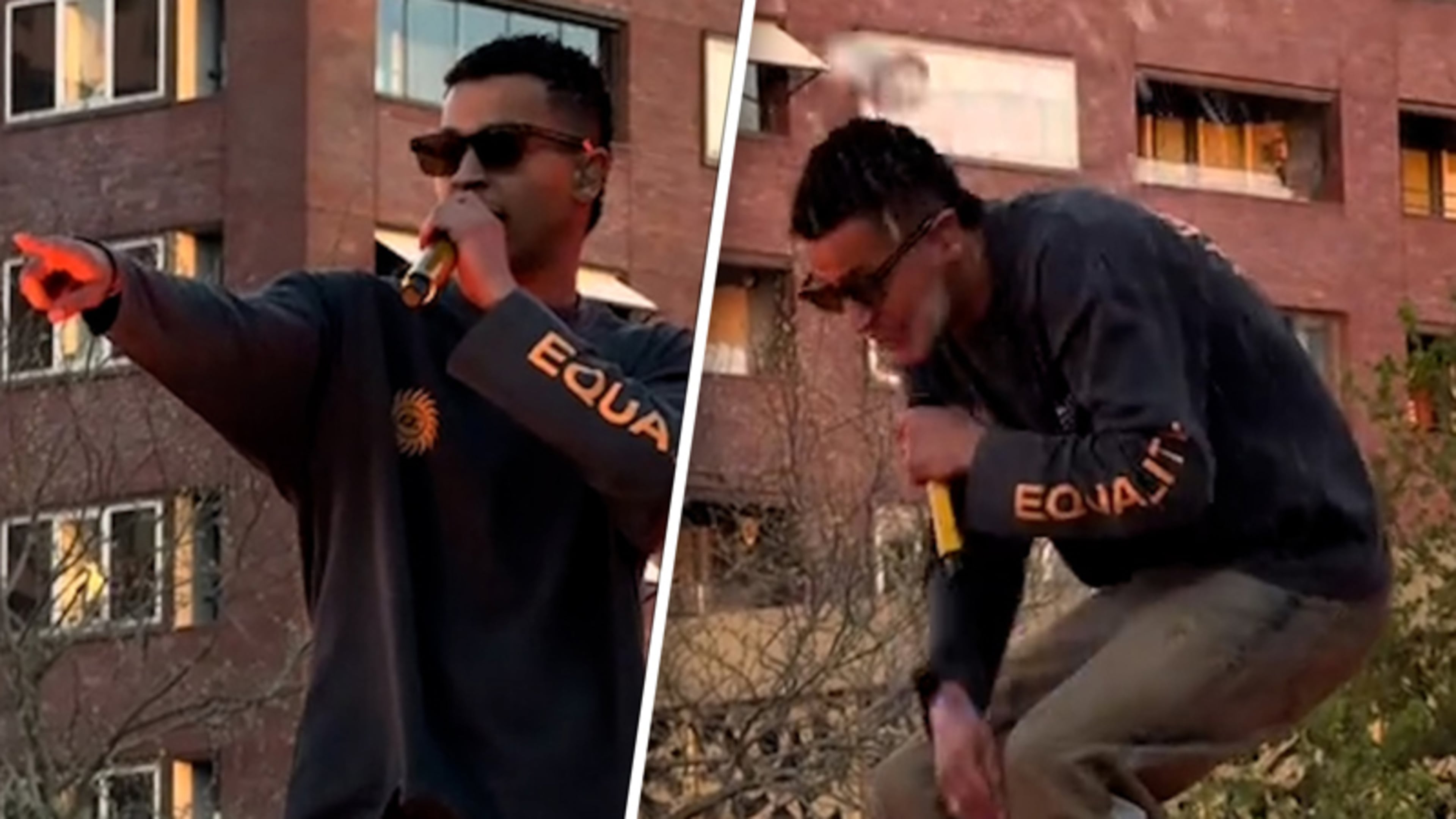 Bilal Wahib verlaat voortijdig podium na biergooien: ‘Fijne avond!’