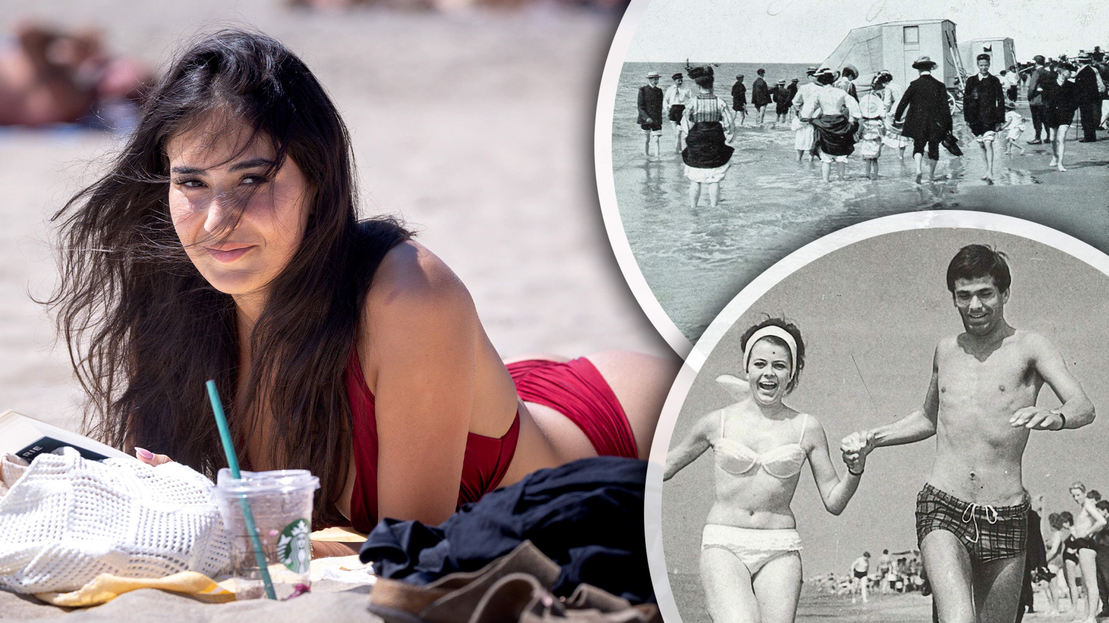 Van zware badjurken tot de klassieke bikini, in 200 jaar tijd heeft Zandvoort allerlei badmode voorbij zien komen