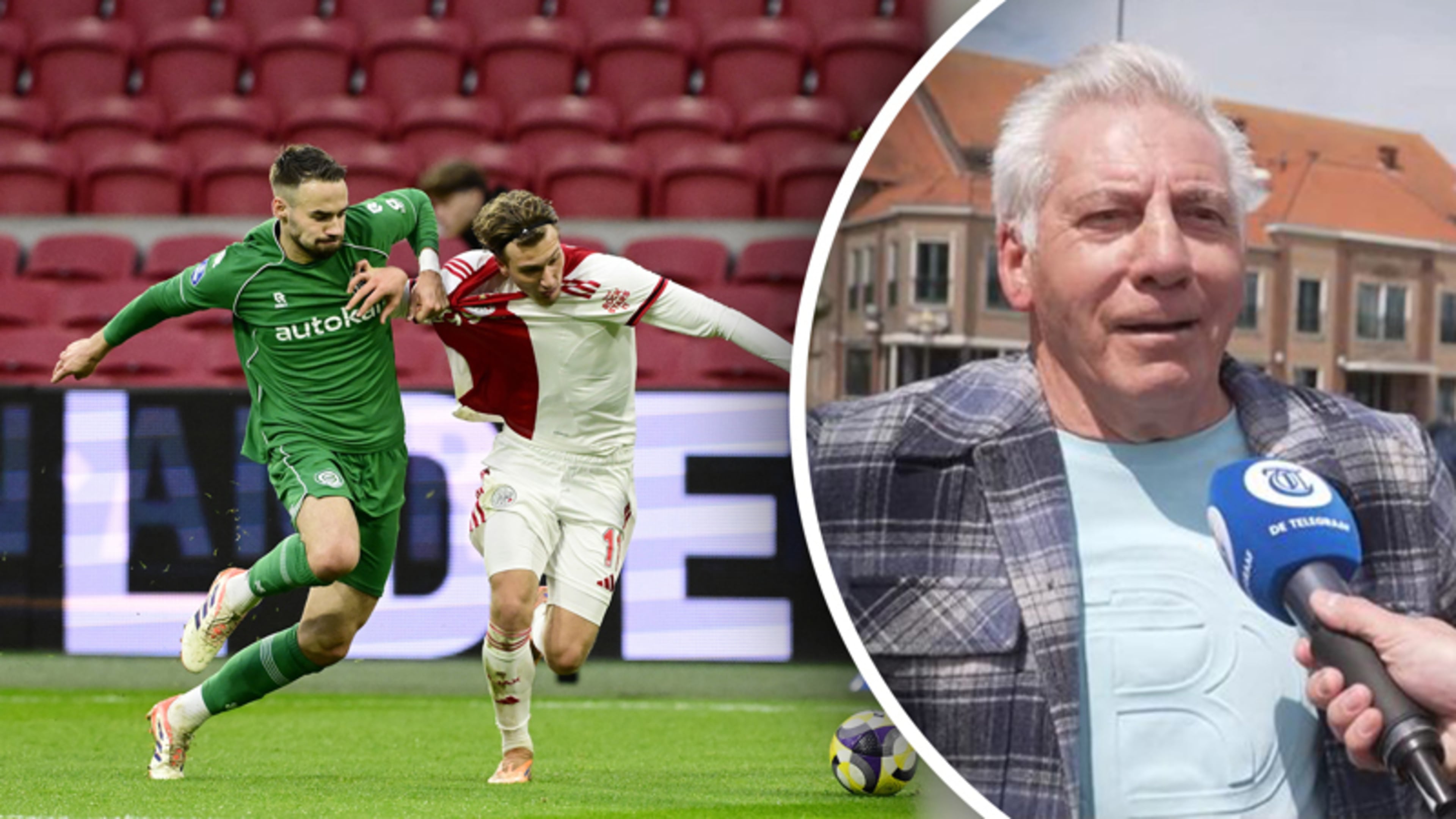 FC Groningen-fan nu al in Volendam: 'Rot op'