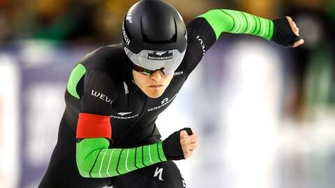 Marcel Bosker met helm.