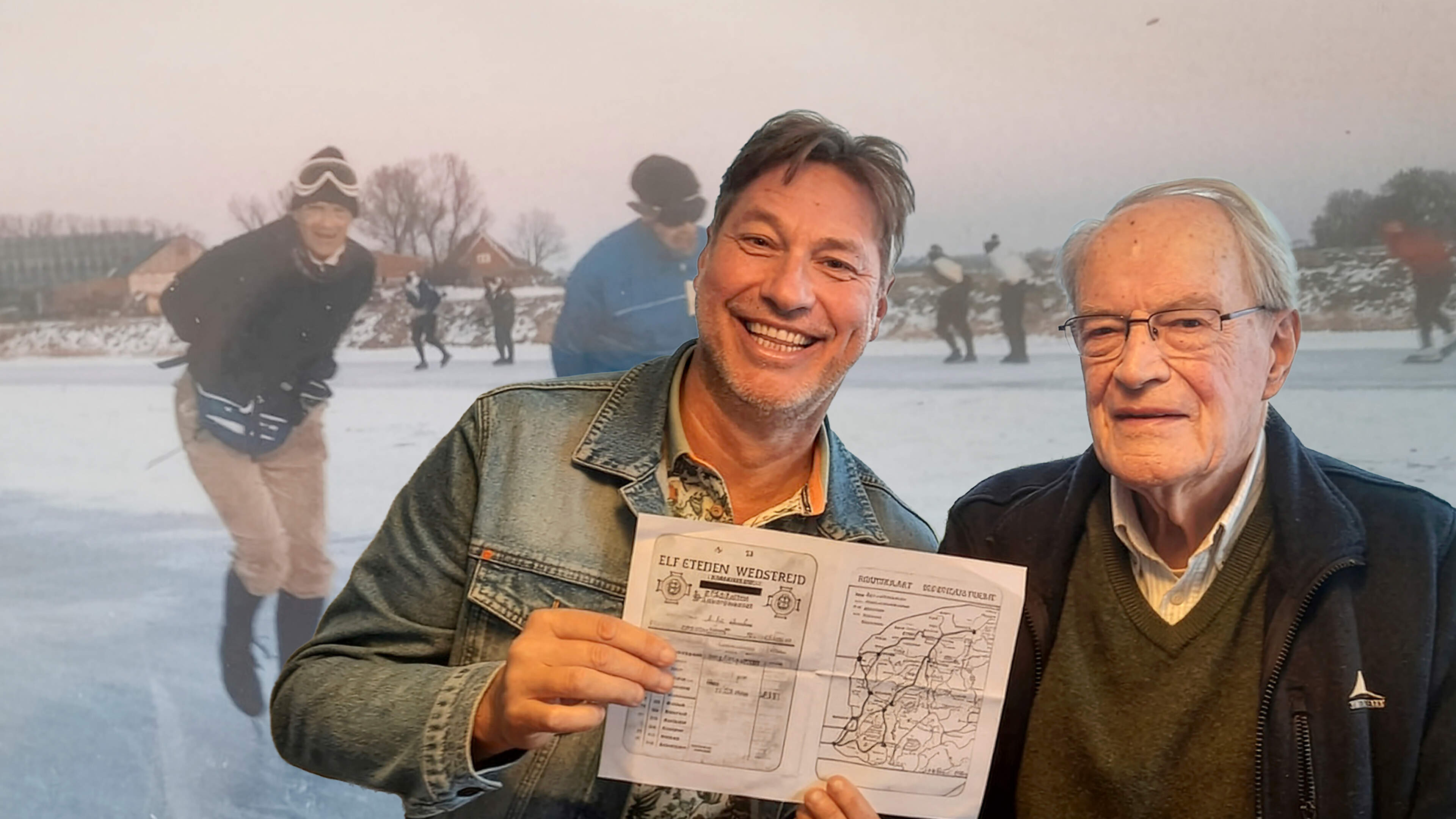 Sander de Kramer bezit stempelkaart Elfstedentochtrijder van alle naoorlogse edities: ’Oren waren bevroren’