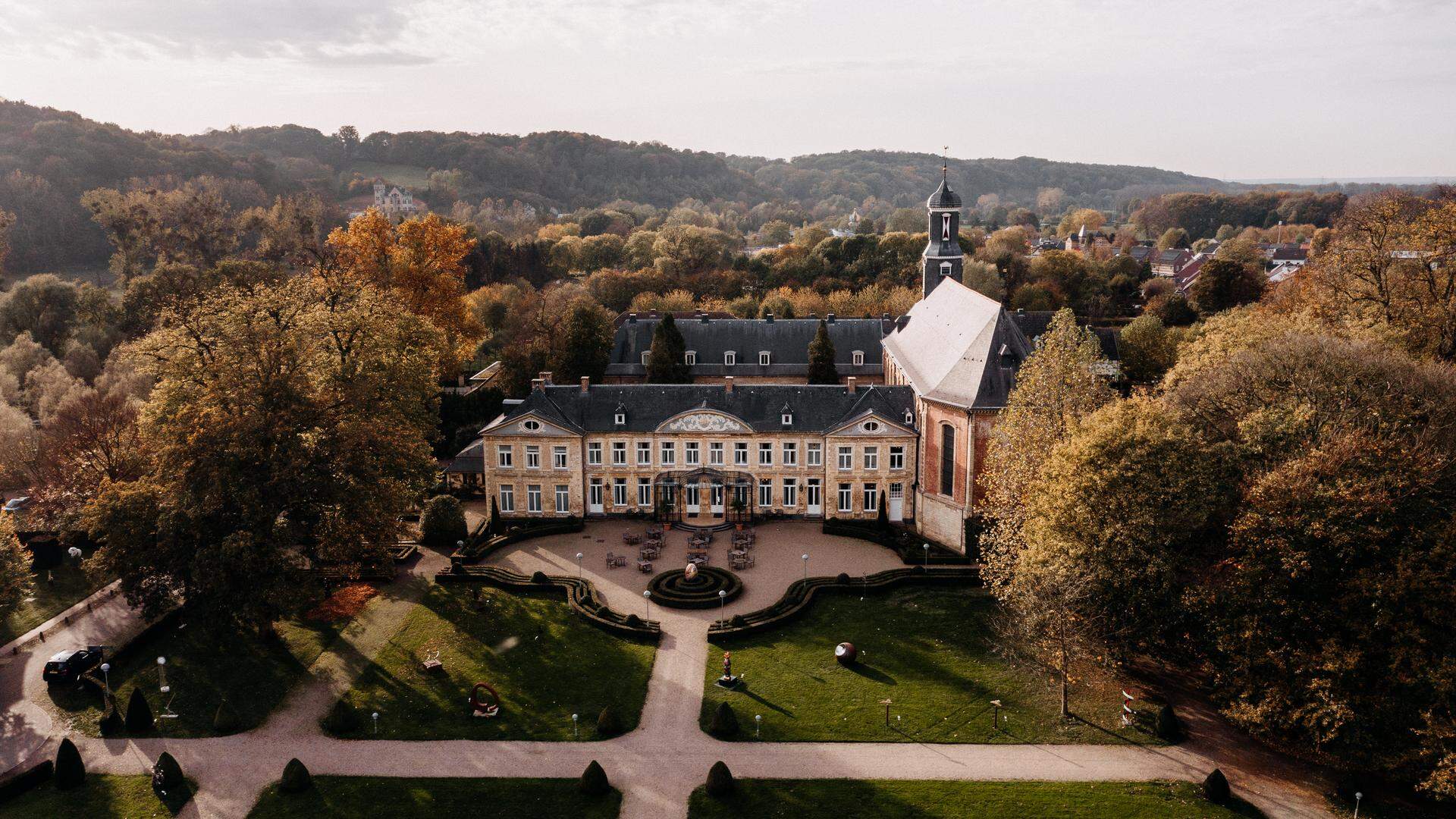 Chateau St. Gerlach is prachtig gelegen.