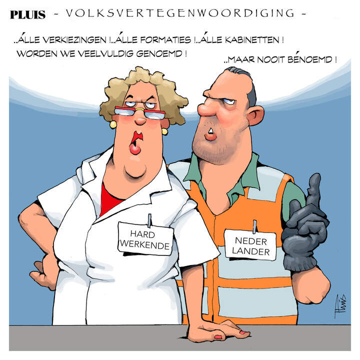 Bekijk hier alle cartoons van tekenaar Pluis | De Telegraaf