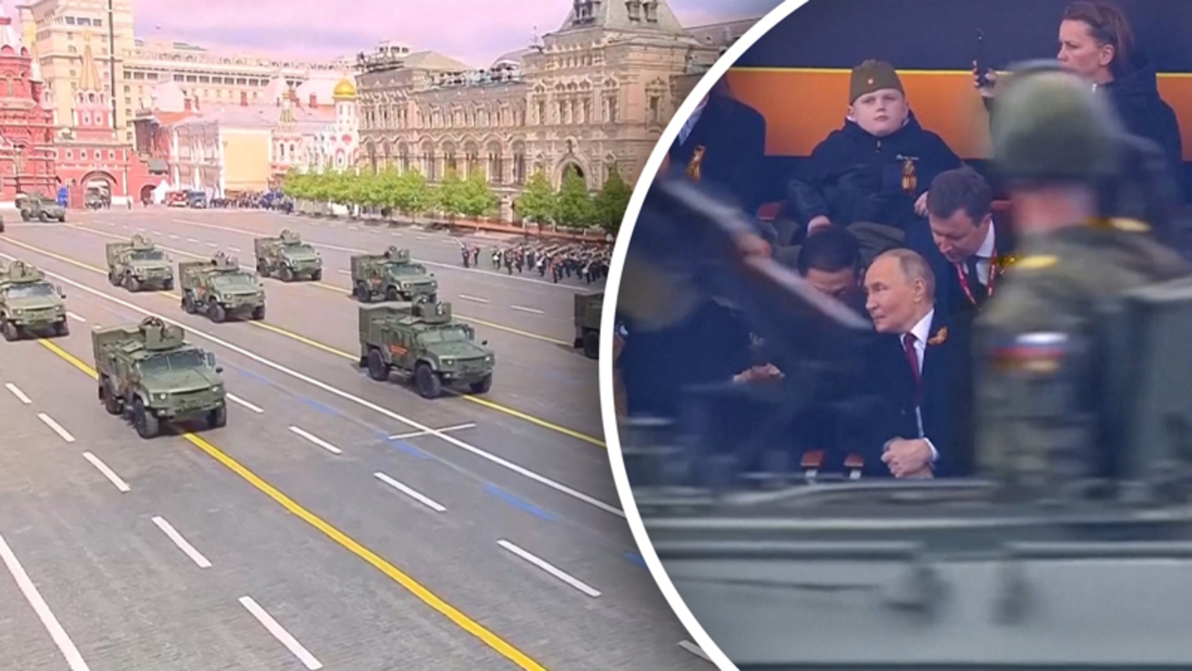 'Poetin vreest aanslag vanuit Rusland tijdens militaire parade'