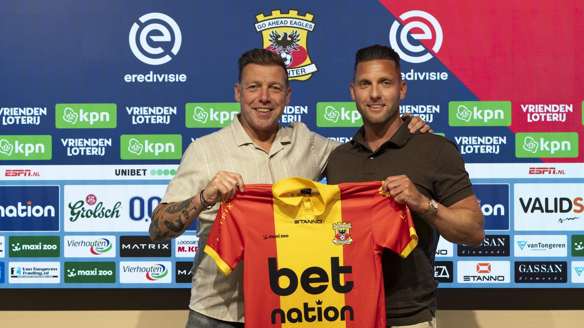 Paul Bosvelt en Melvin Boel             