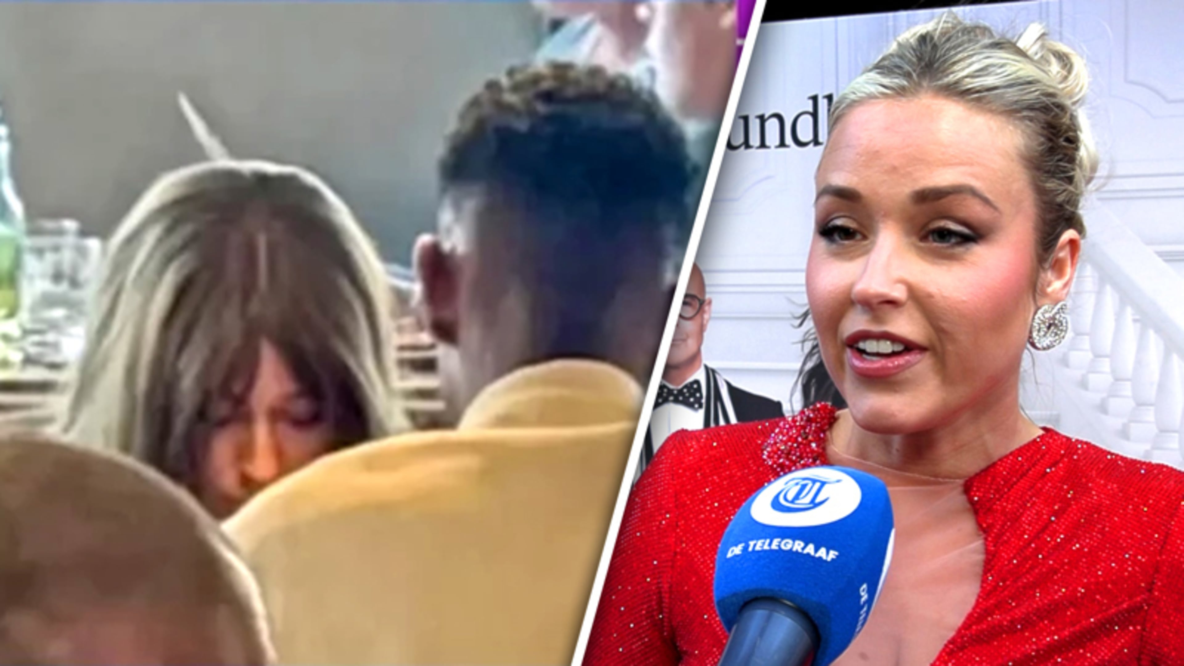 Bachelorette-Beate gespot met pruik tijdens date: 'Ik mag niet gezien worden!'