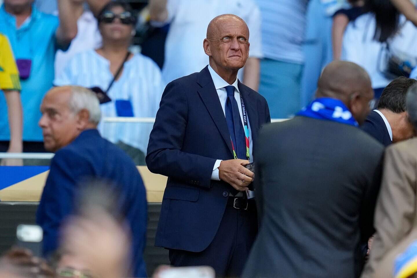 Pierluigi Collina, de voorzitter van de FIFA-scheidsrechterscommissie.