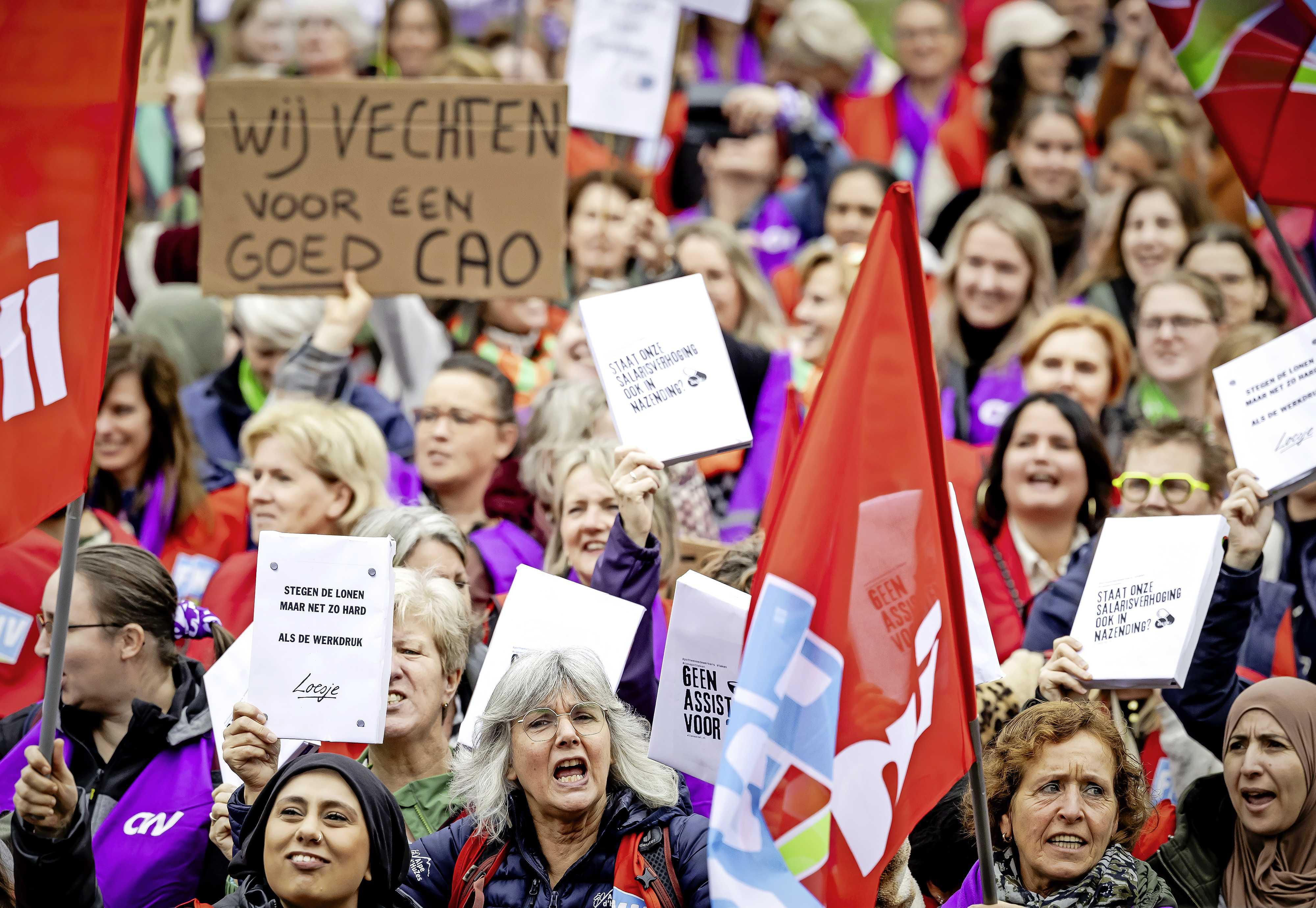 Het aantal vrouwen dat lid werd van een vakbond groeit.