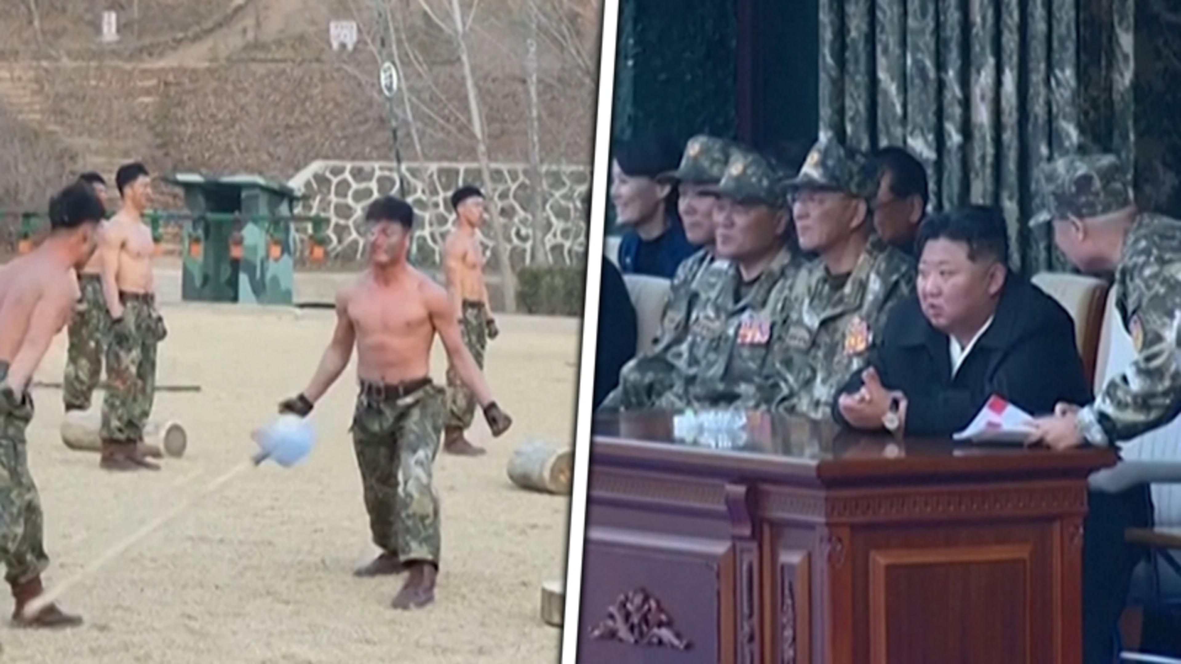 Opmerkelijke beelden: bijzondere training Noord-Koreaanse militairen gefilmd