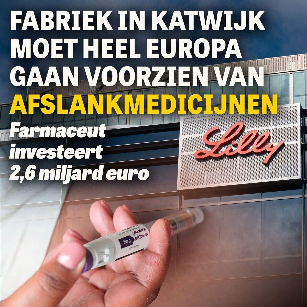 Deze nieuwe pillenfabriek in Katwijk moet heel Europa straks voorzien van afslankmedicijnen 