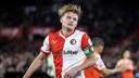 Sem Steijn tijdens Feyenoord - FC Volendam.