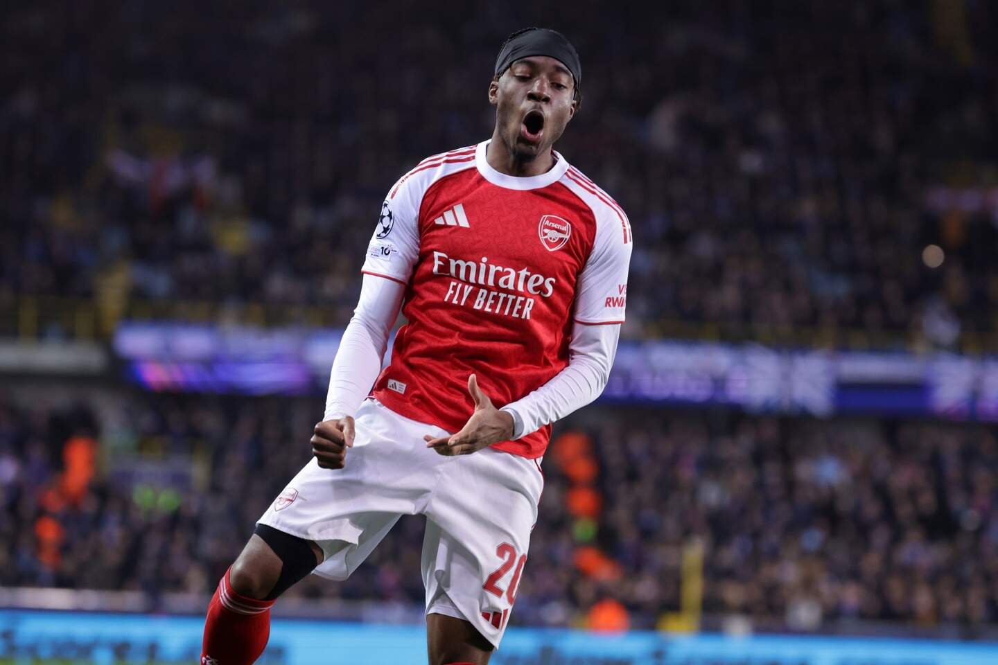Noni Madueke heeft gescoord voor Arsenal.