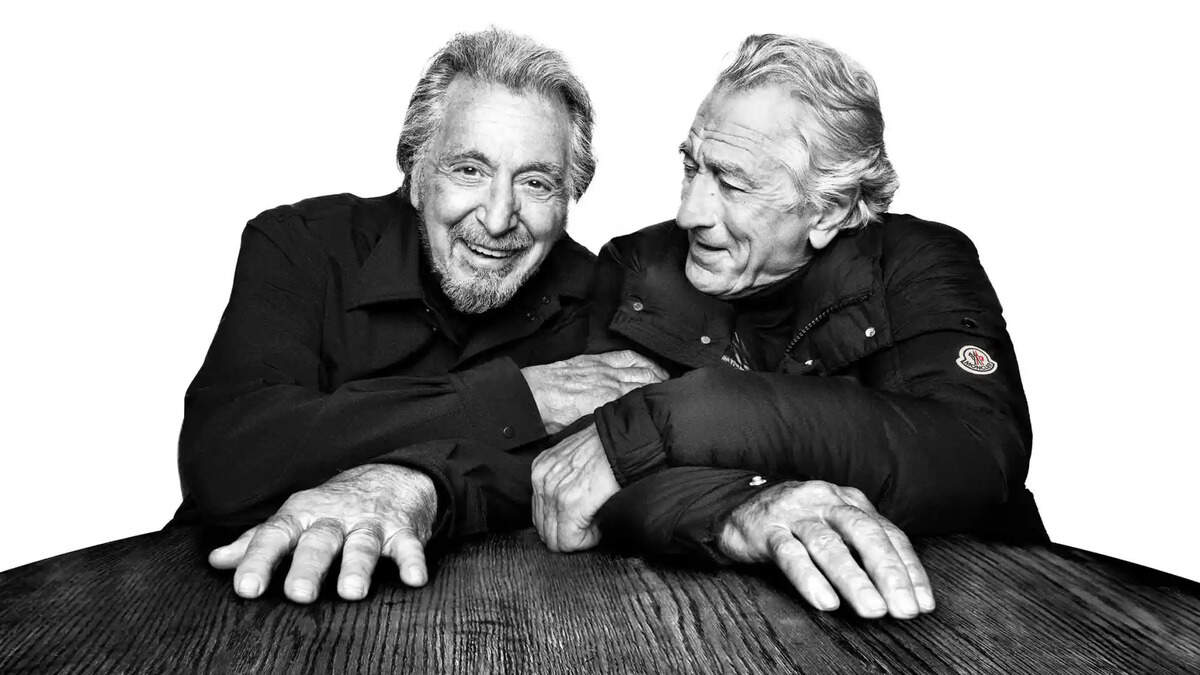 アル・パチーノ（85）とロバート・デ・ニーロ（82）がモンクレールのファッションキャンペーンを開始