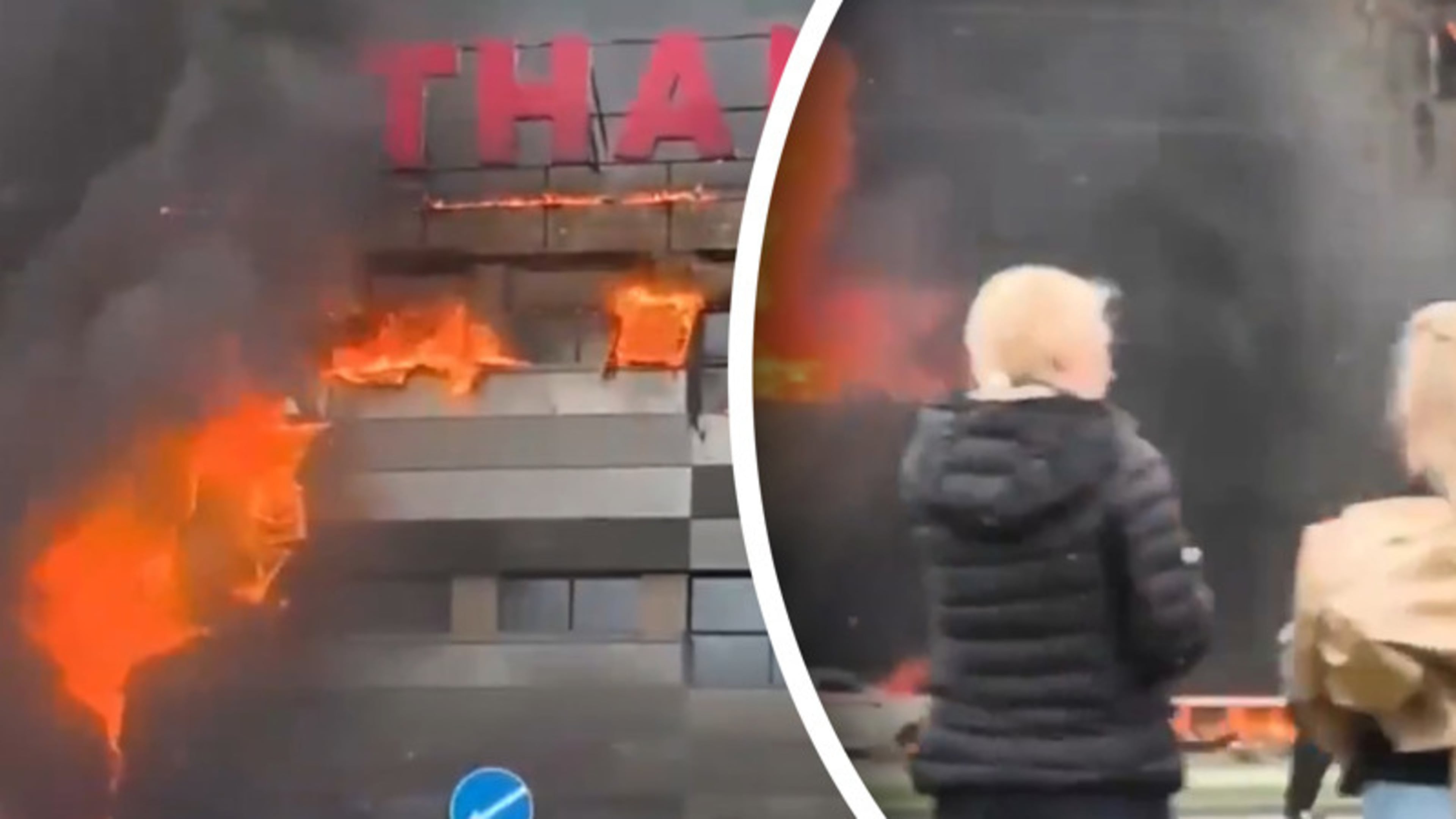 Groot winkelcentrum in lichterlaaie: 140 man geëvacueerd