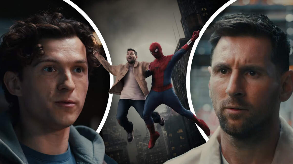 Lionel Messi shines alongside Tom Holland in new Spider-Man video