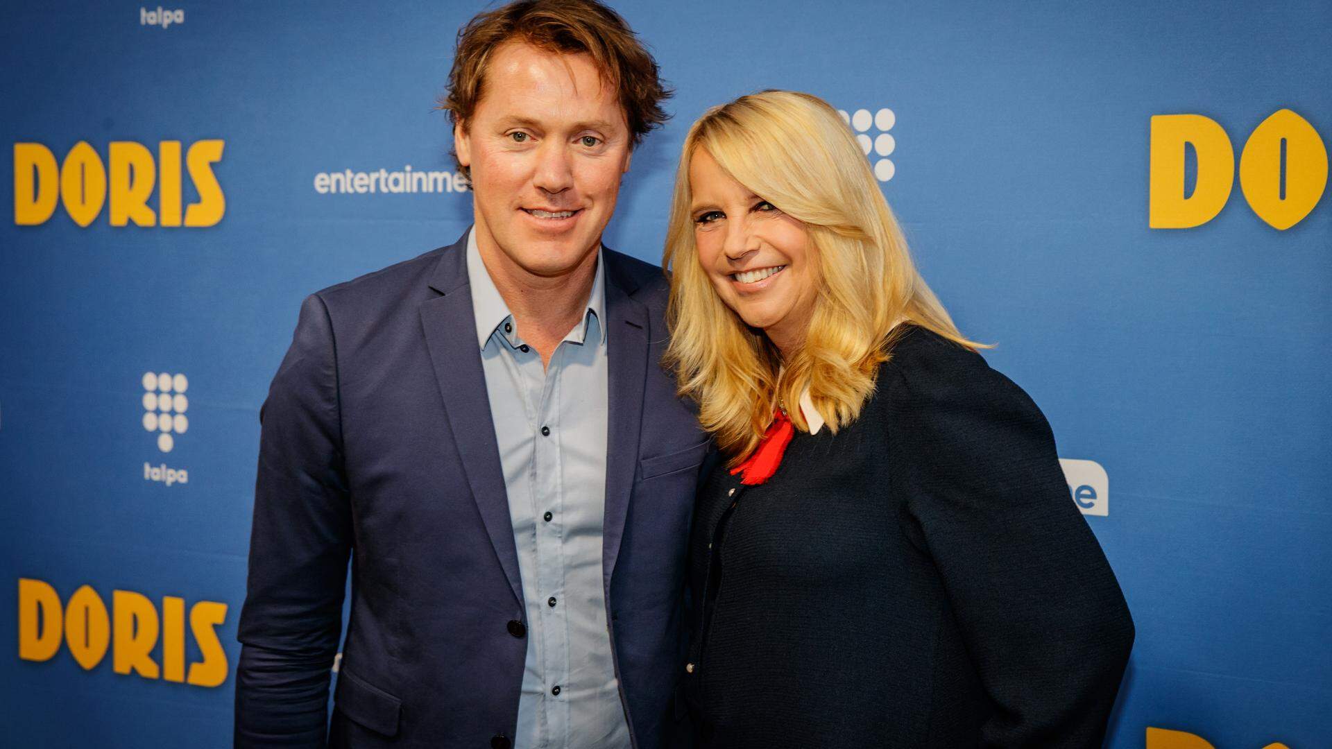 Jeroen Rietbergen en zijn partner Linda de Mol.