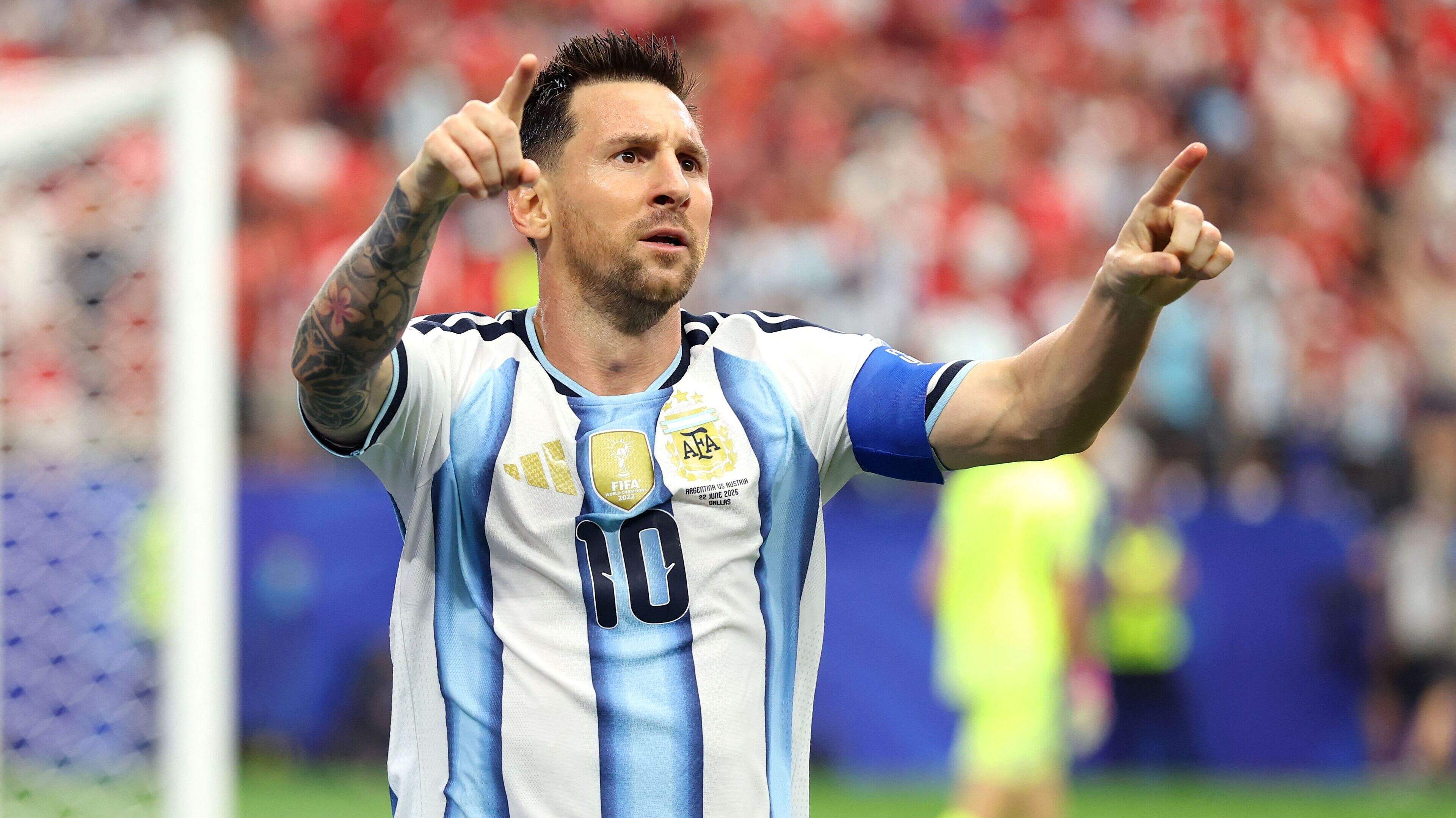 Lionel Messi becomes World Cup all-time top scorer and misses penalty as he leads Argentina past Austria