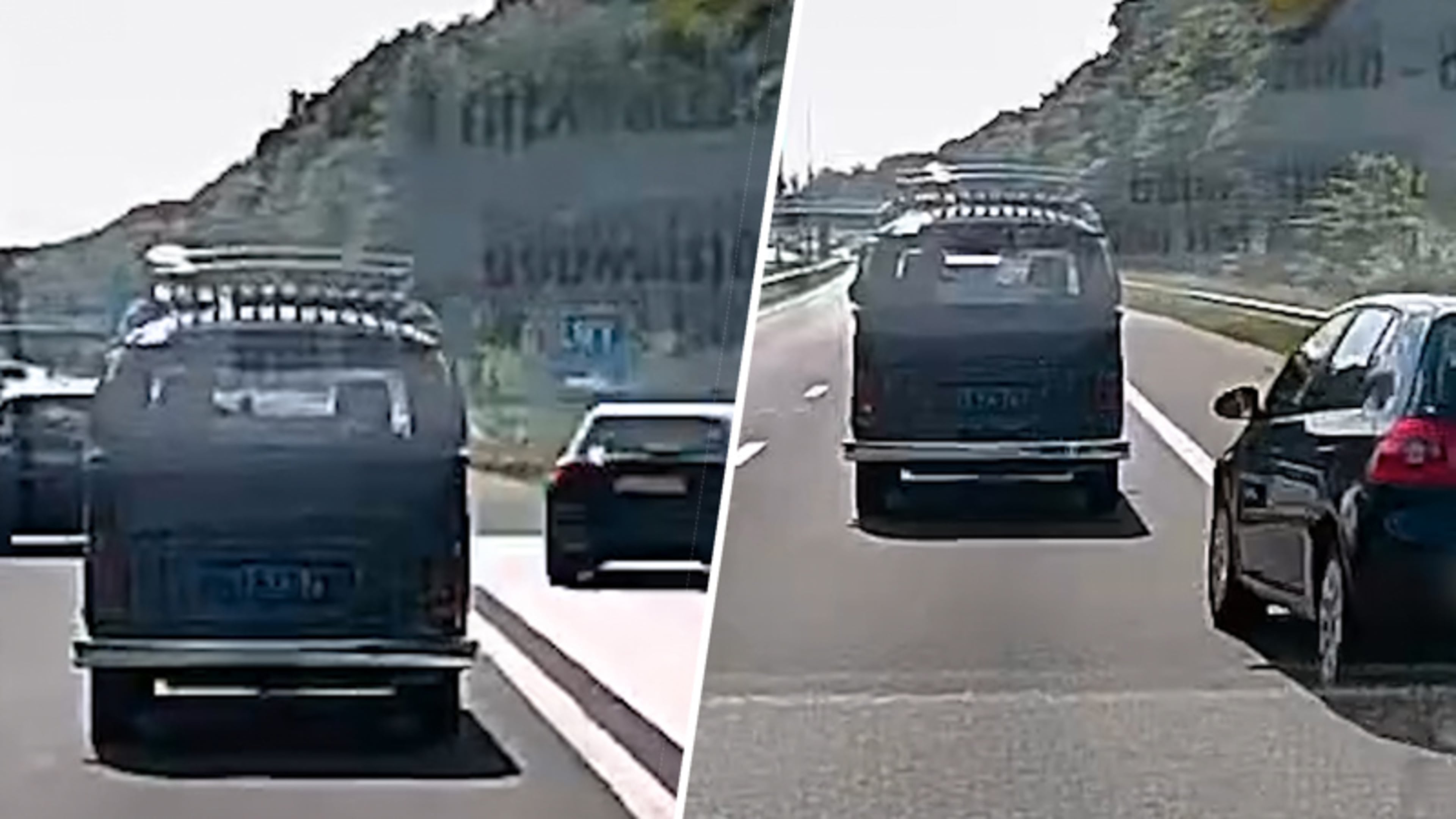 Absurd! Aso-bestuurder snijdt rouwwagen af op A59