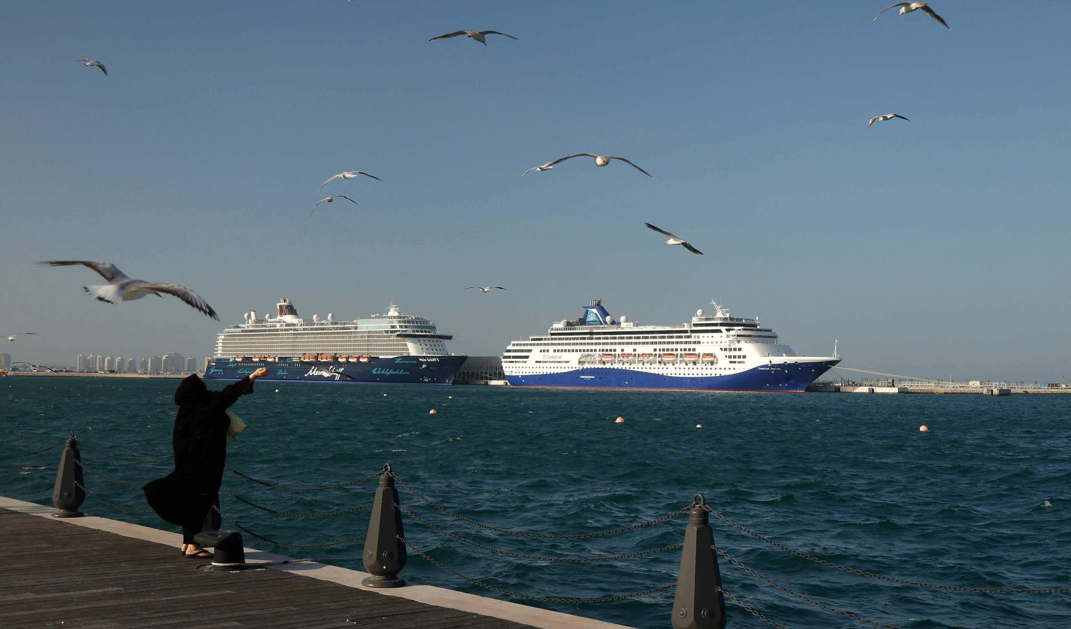 Vijf cruiseschepen op de vlucht uit Perzische Golf, al twee in veilige wateren