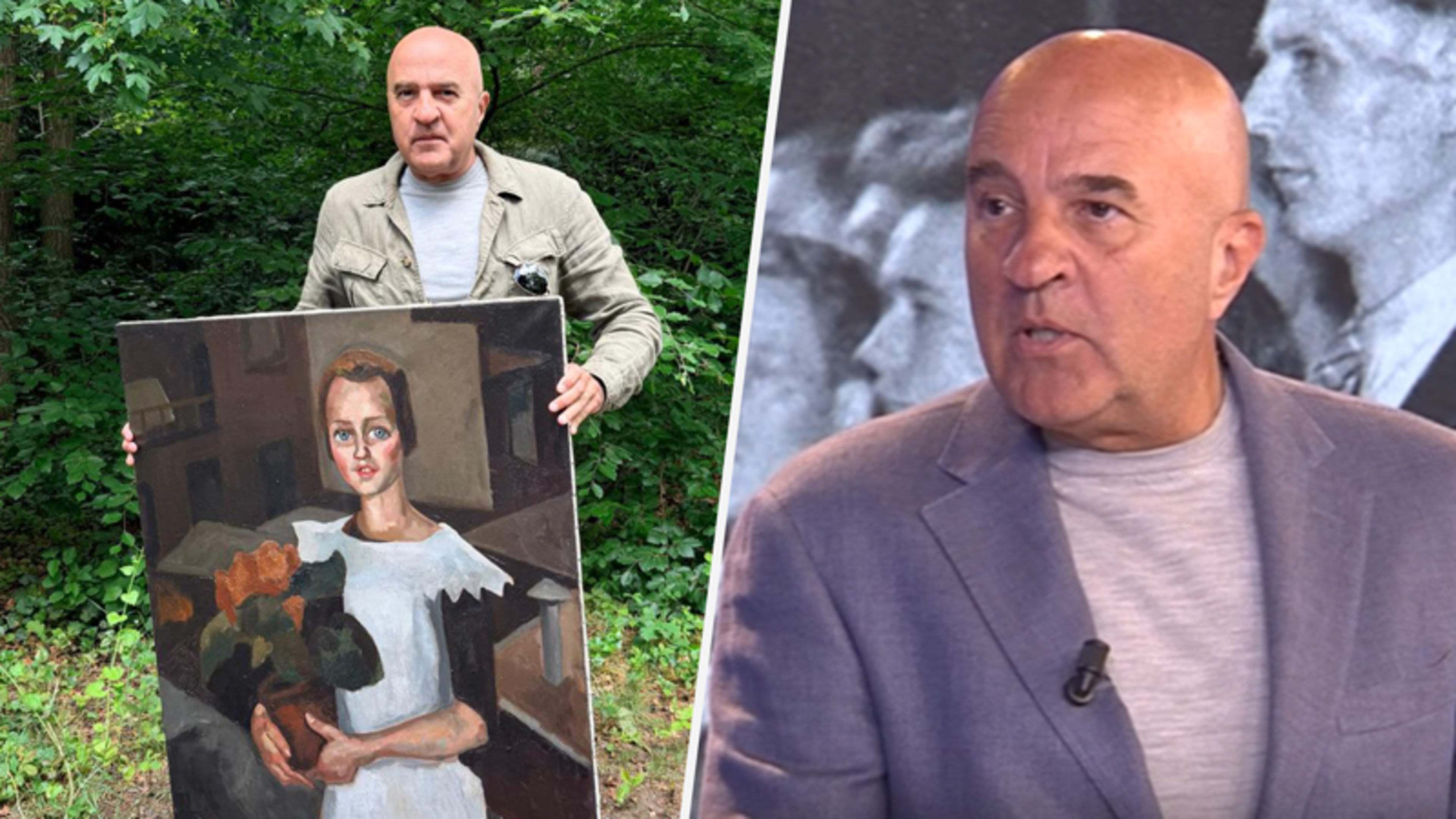 John van den Heuvel: 'Toen had ik door nazi's gestolen schilderij in handen'